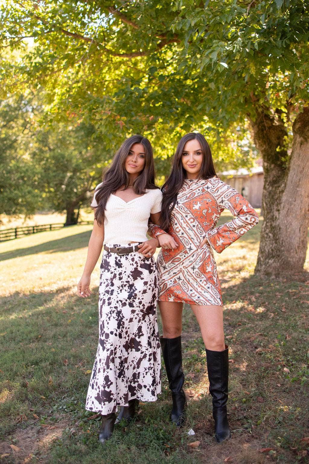 Prairie Rose Paisley Mini Dress