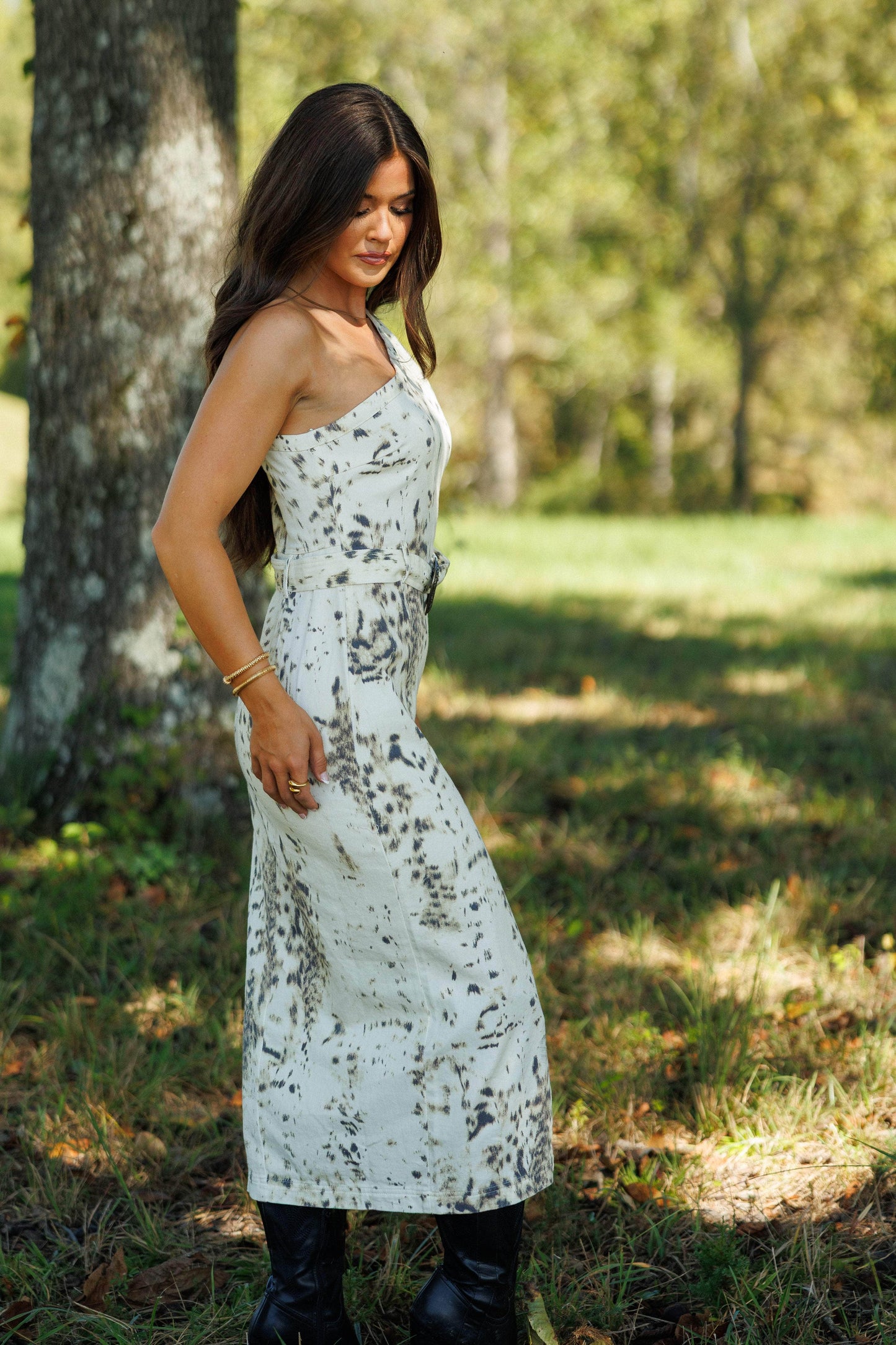 Cowgirl Canvas Buckle Dress