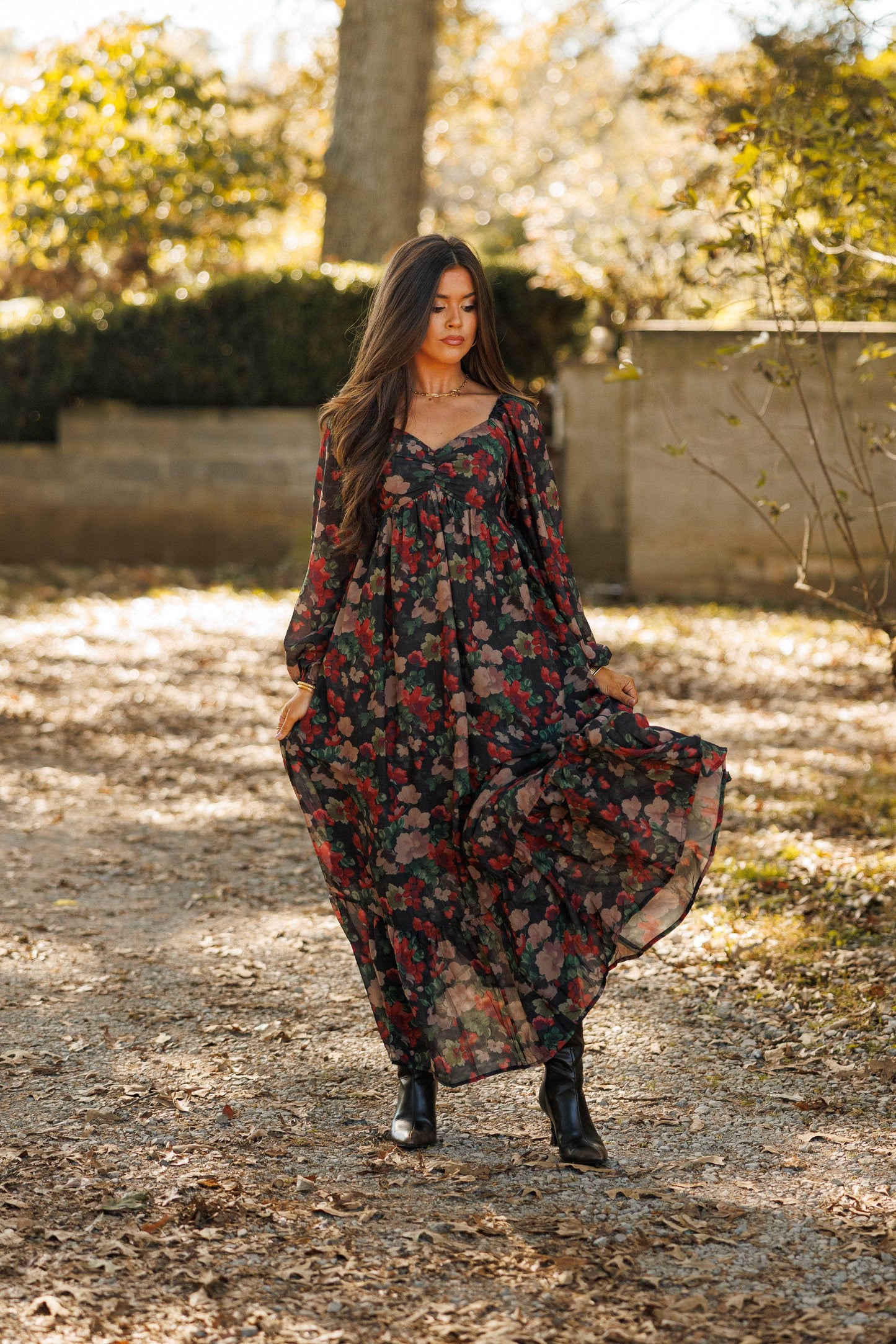 Maple Kiss Maxi Dress