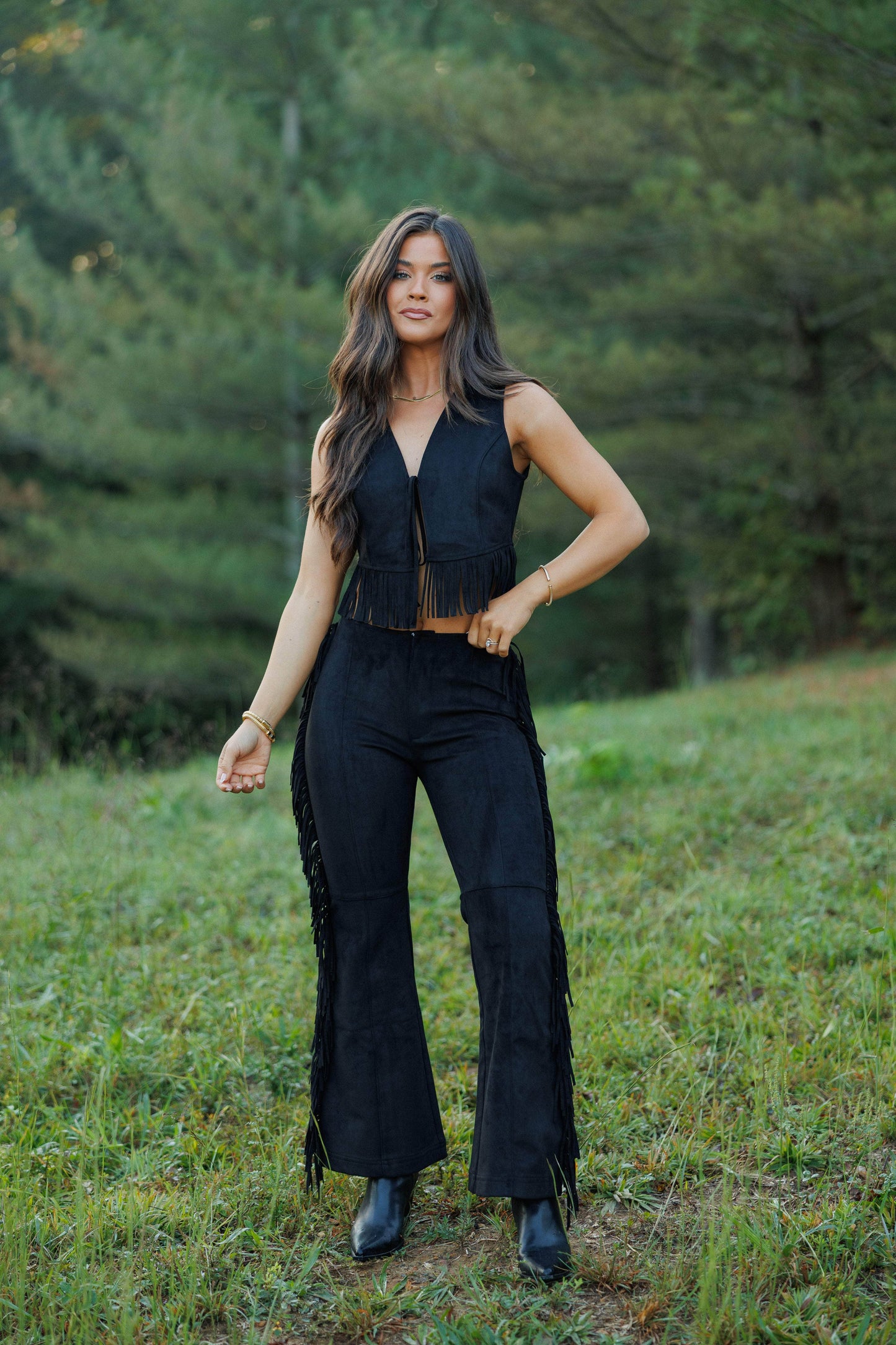 Dark Horse Suede Pants