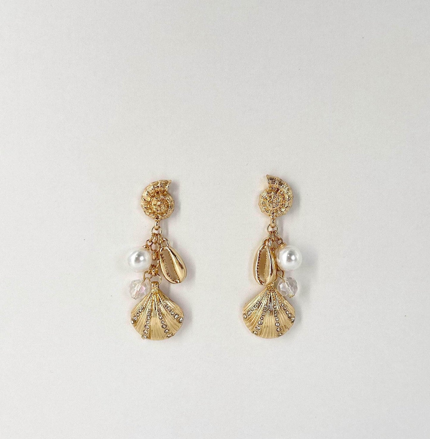 Puka Shell Drop Earrings