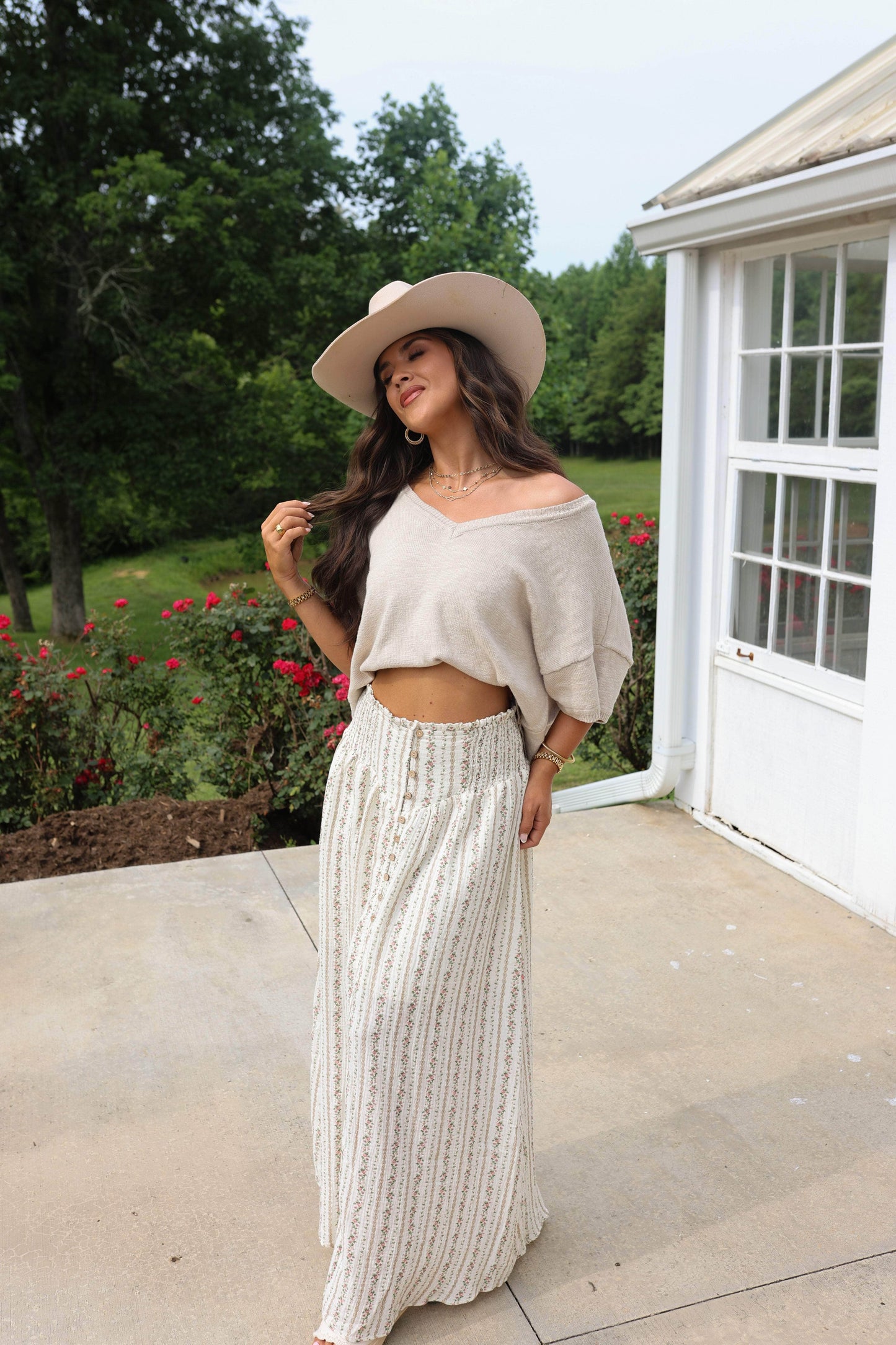 Summer Fields Maxi Skirt