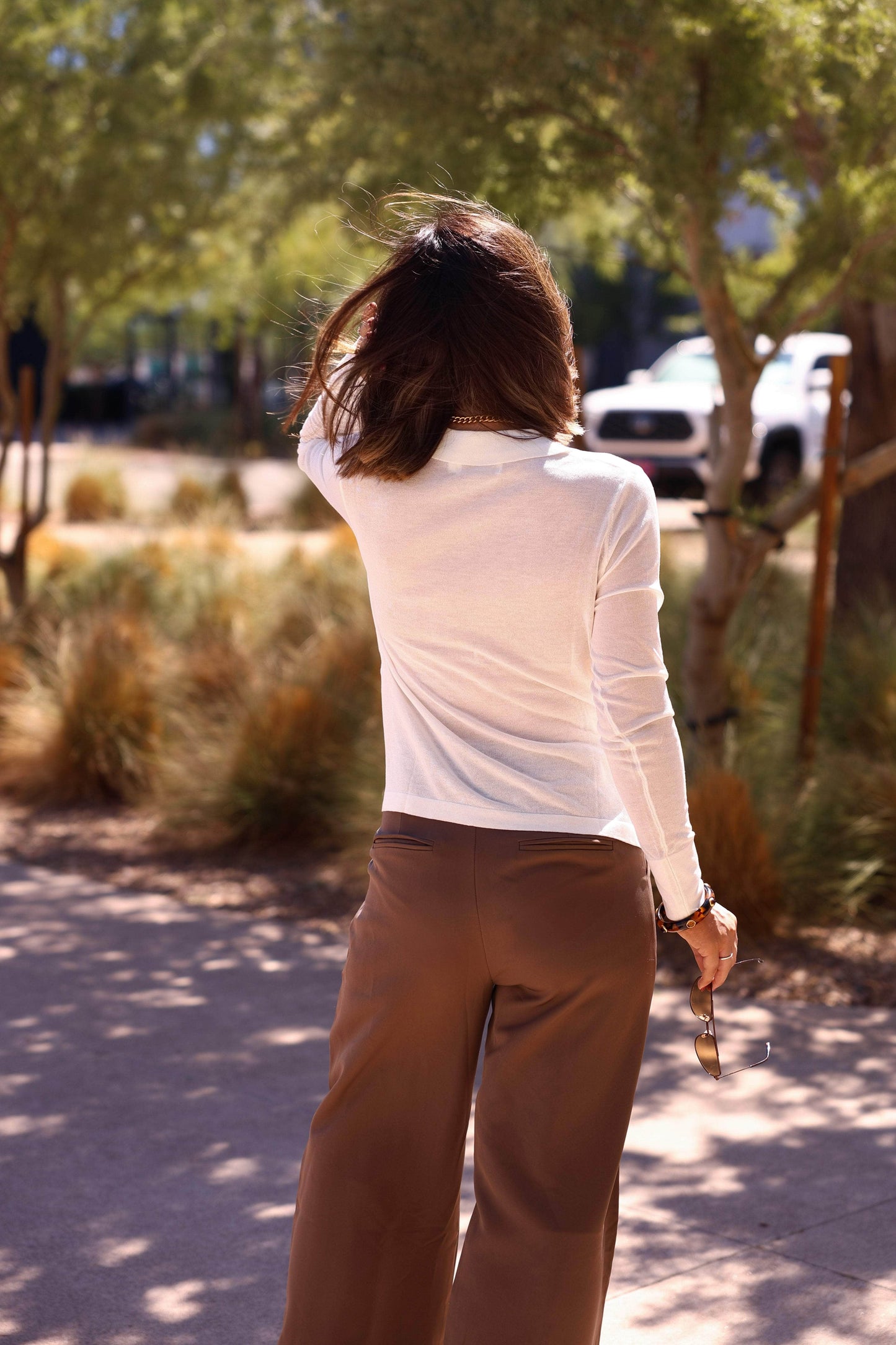 Classic Sheer Button Down