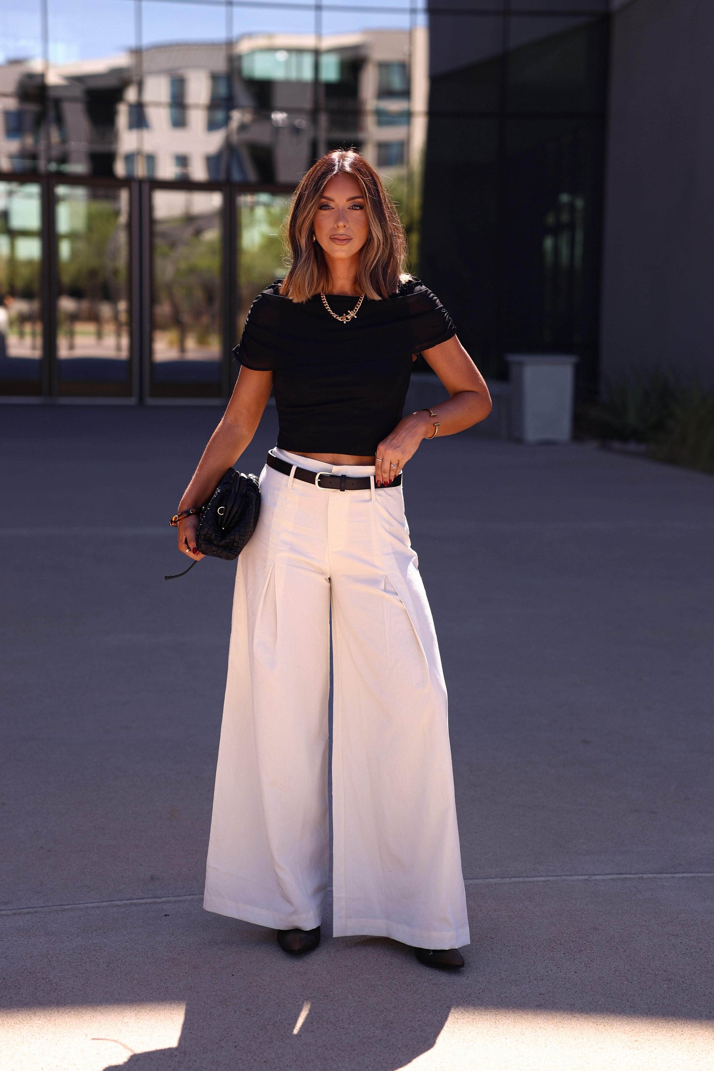 Belted Trouser Pants