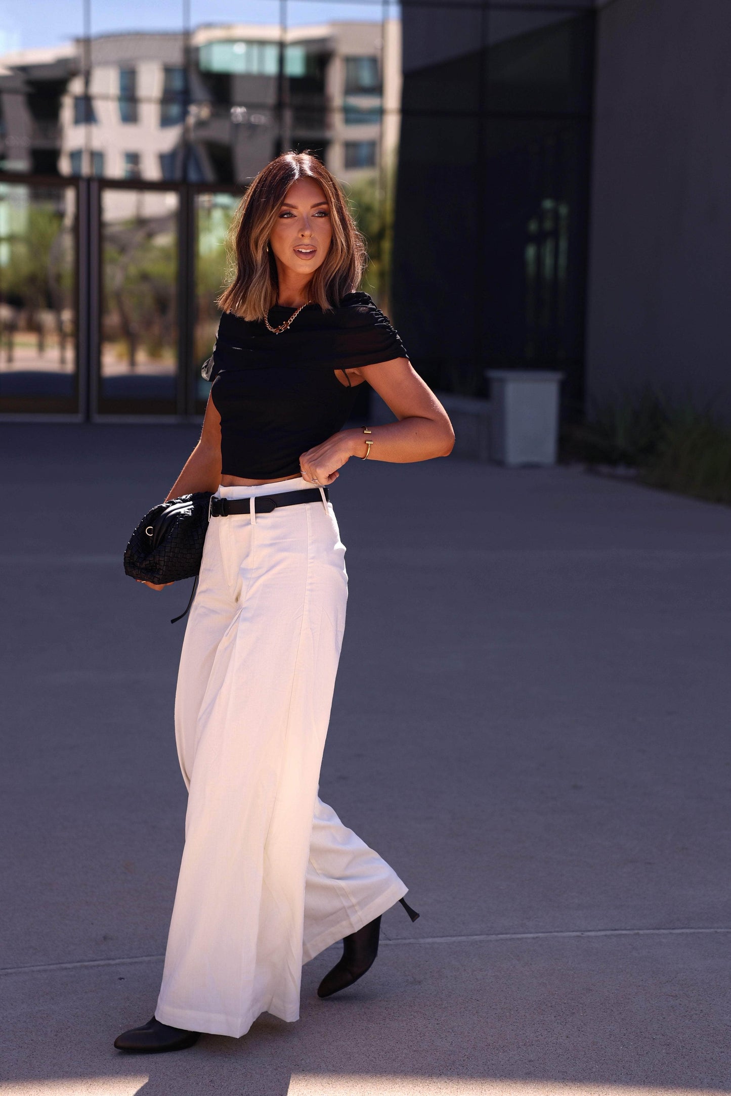 Belted Trouser Pants