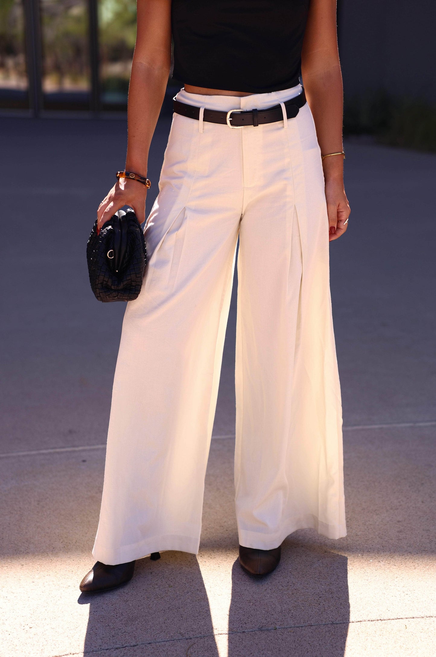 Belted Trouser Pants