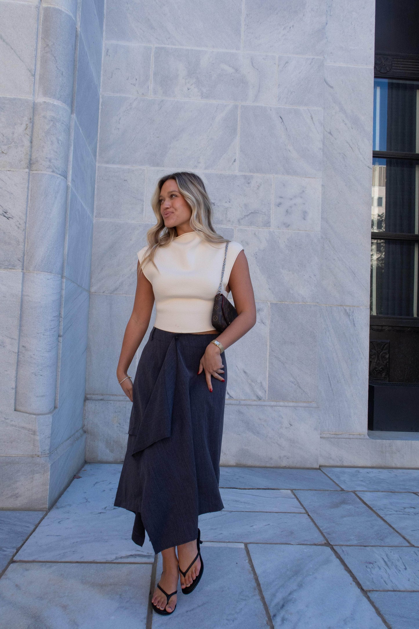 Night Agenda Asymmetrical Skirt