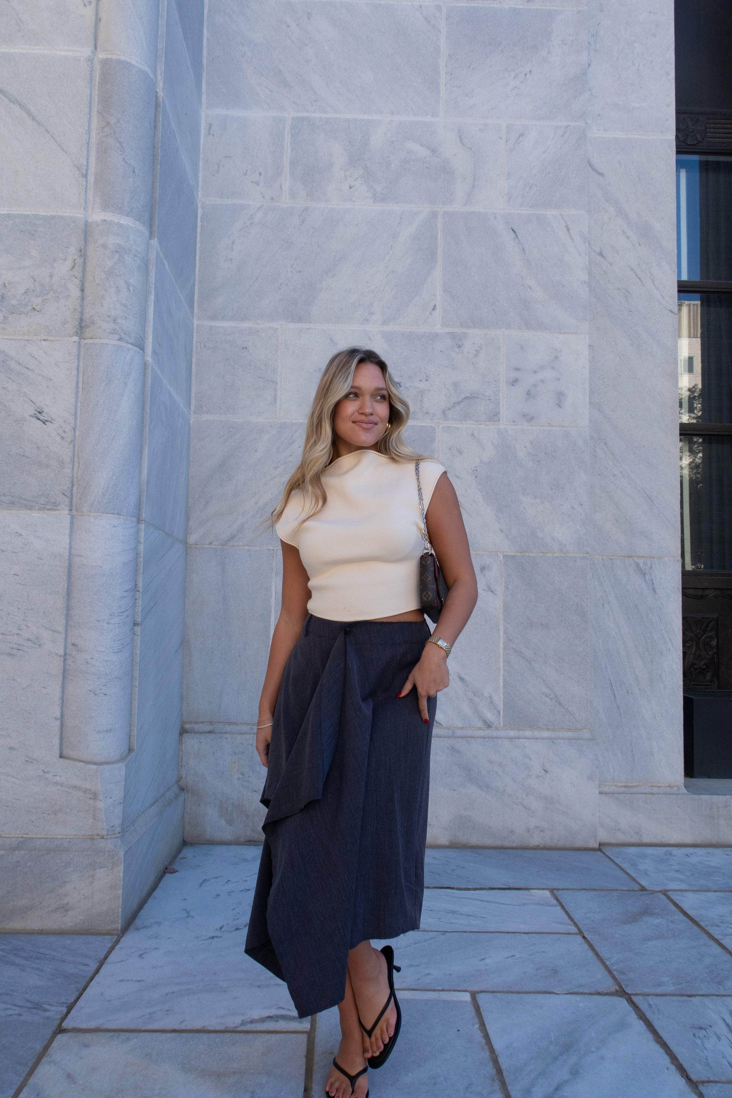 Night Agenda Asymmetrical Skirt