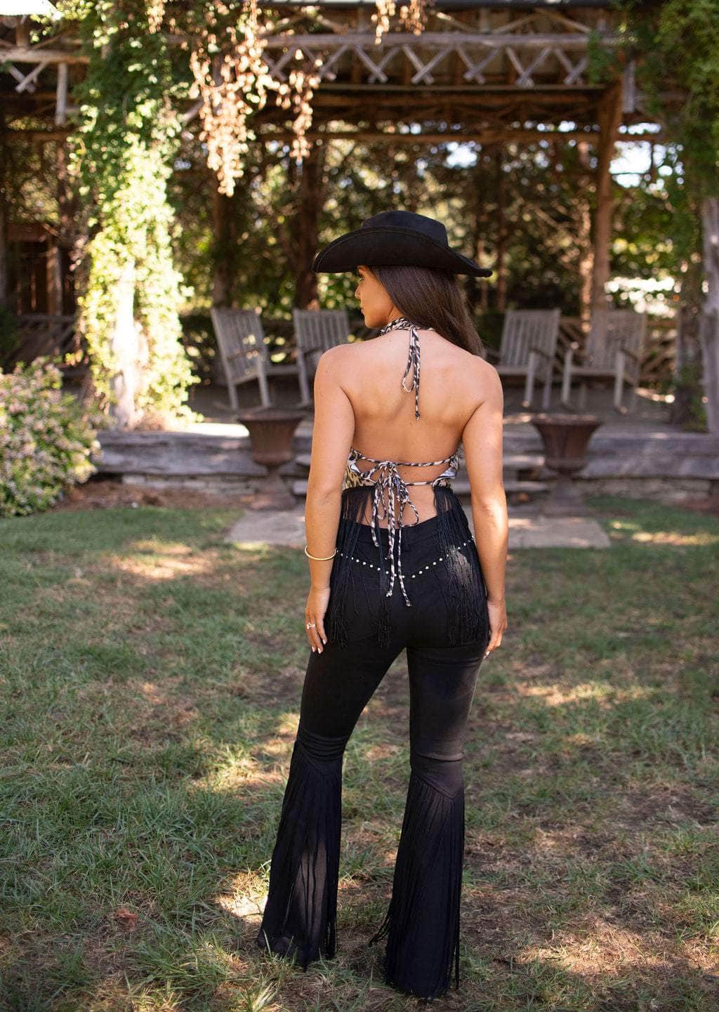 Austin Suede Fringe Pants