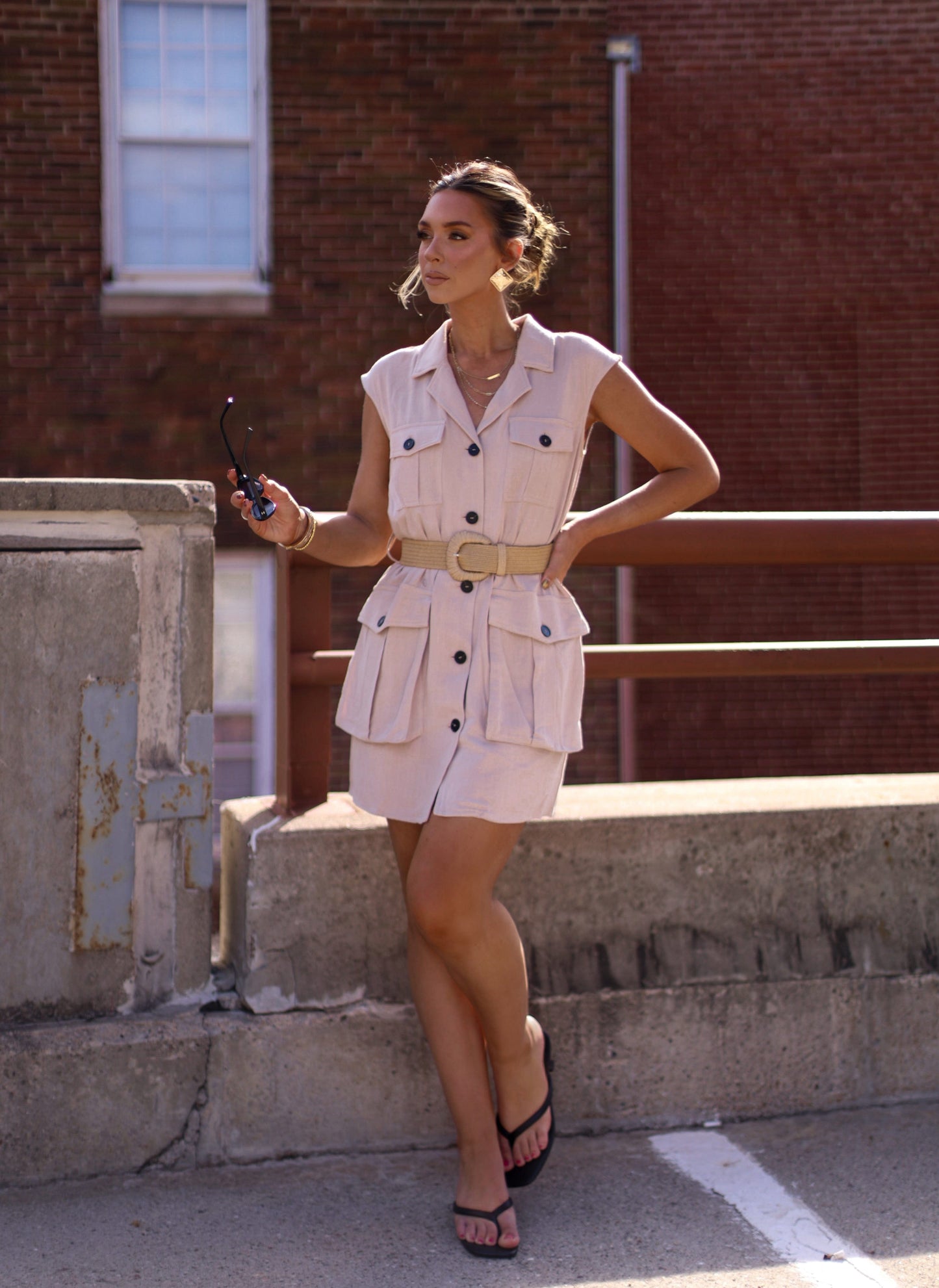 Autumn Sands Cargo Dress