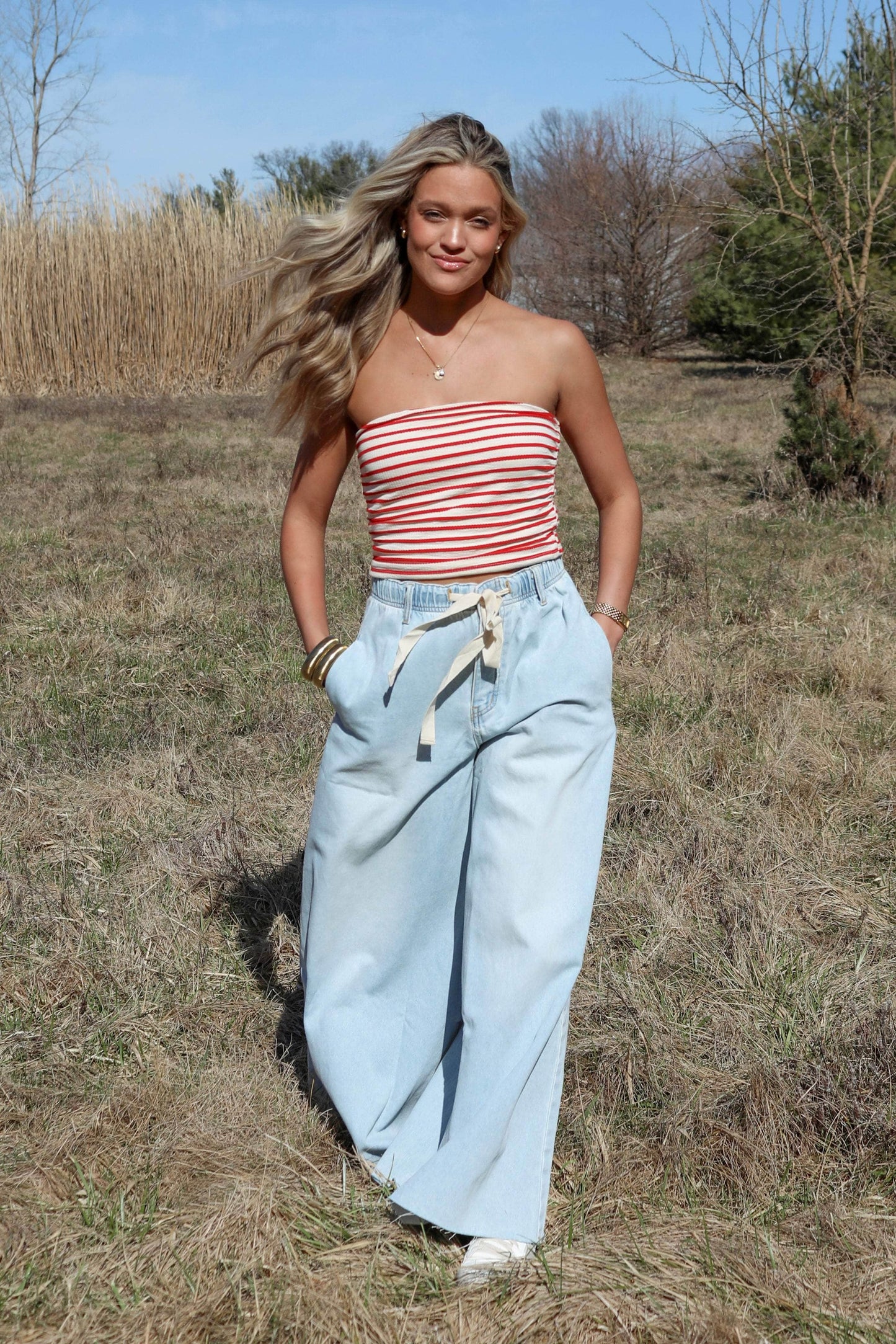 Sky High Wide Leg Denim