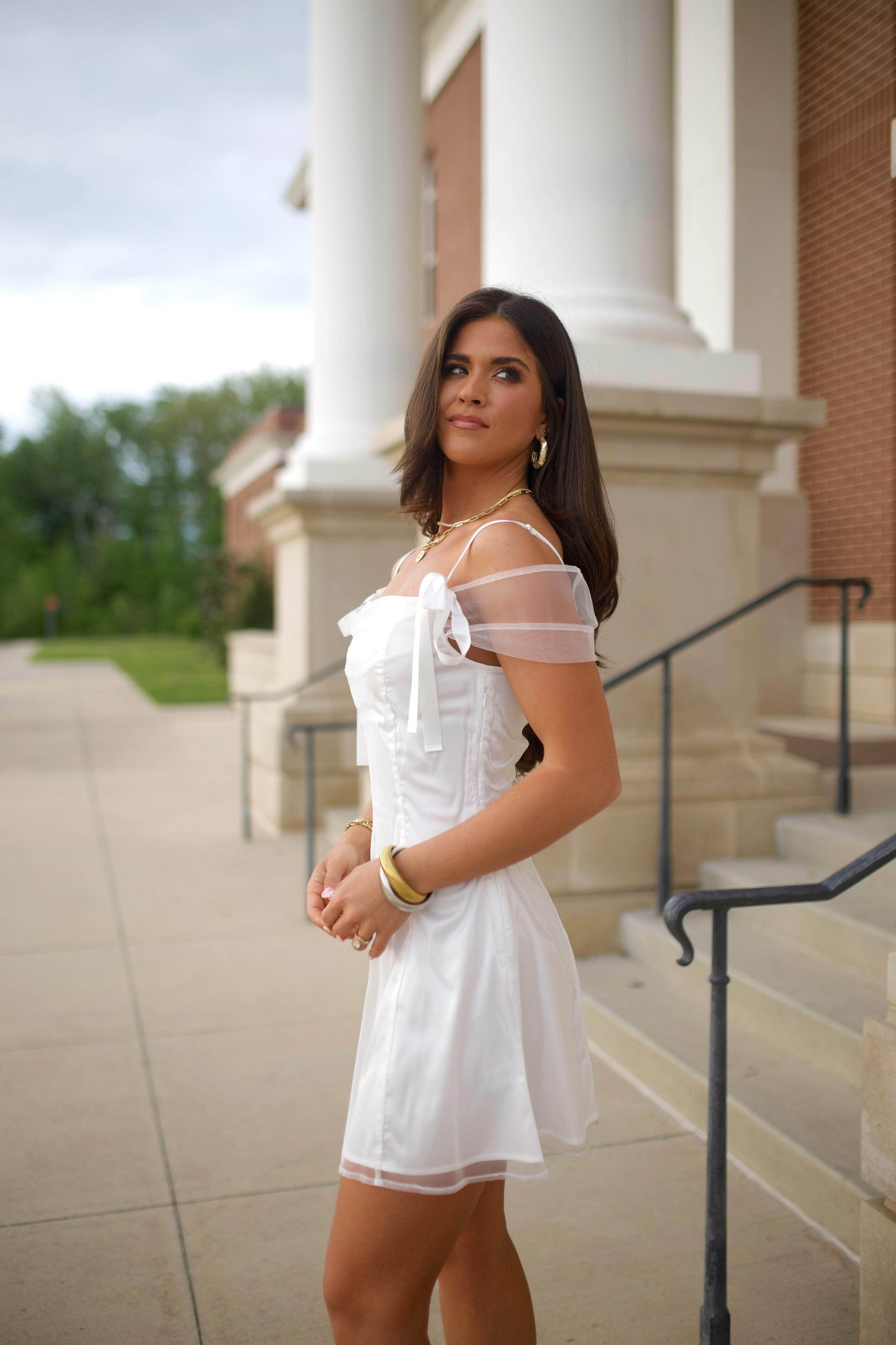 Belle Bow Mini Dress