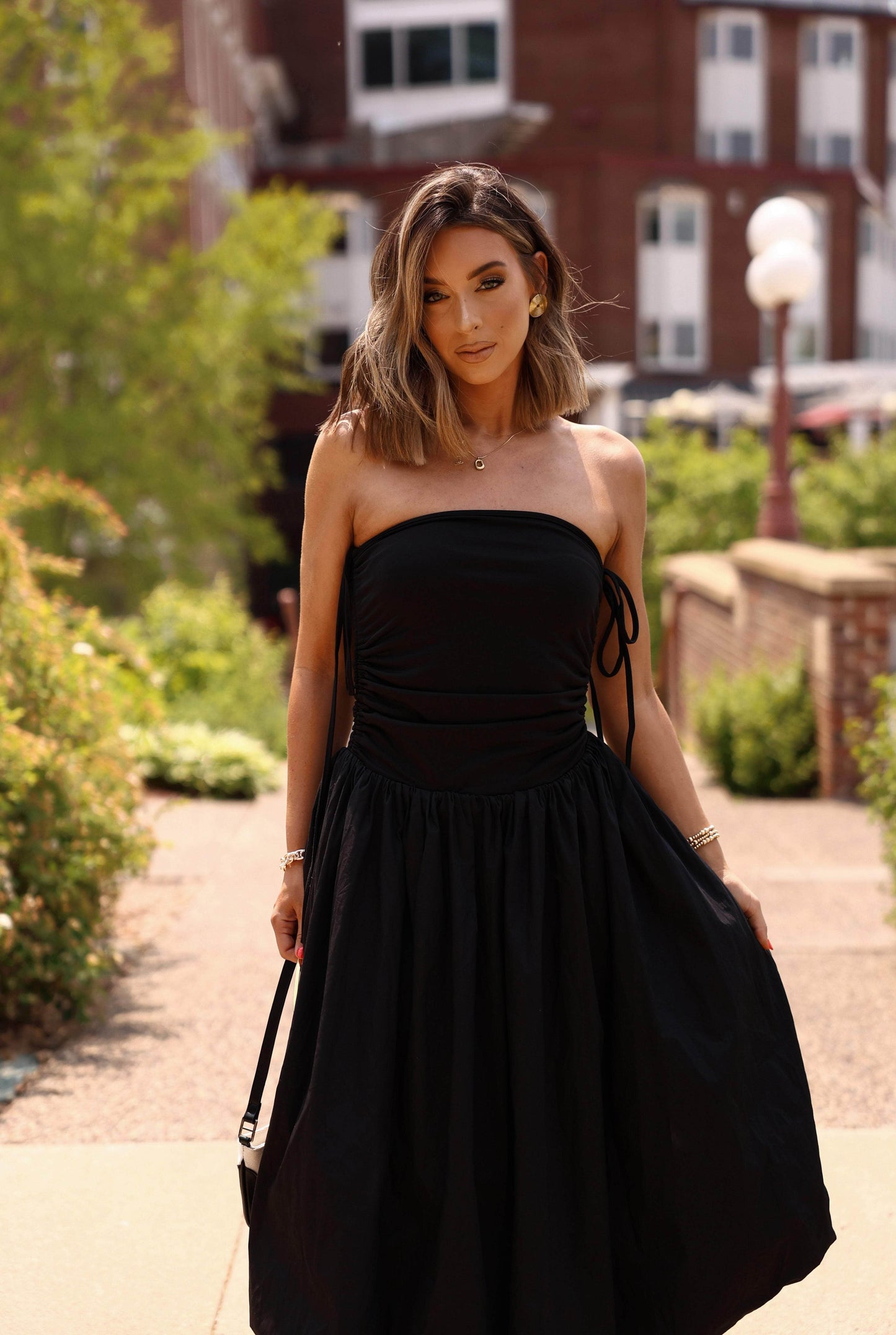 Black Tube Midi Dress
