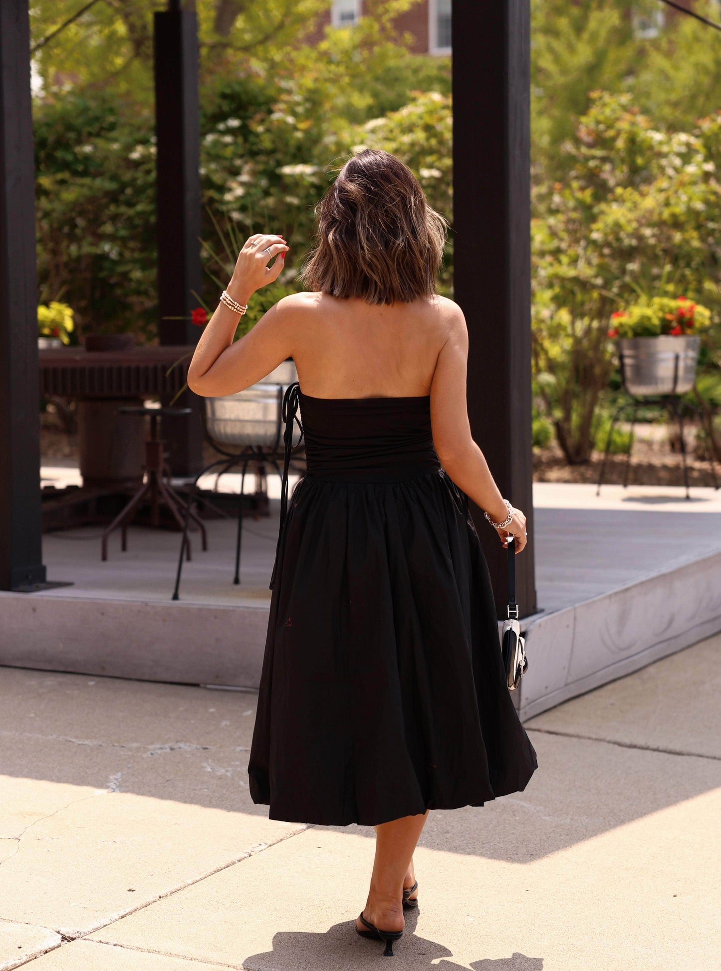 Black Tube Midi Dress