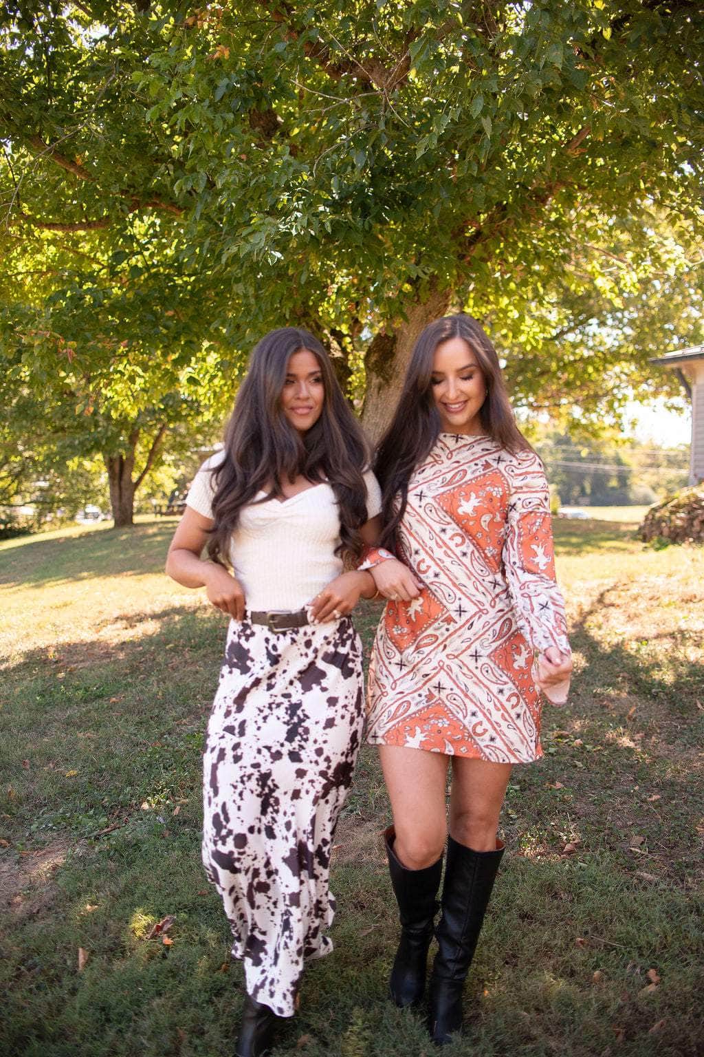 Prairie Rose Paisley Mini Dress