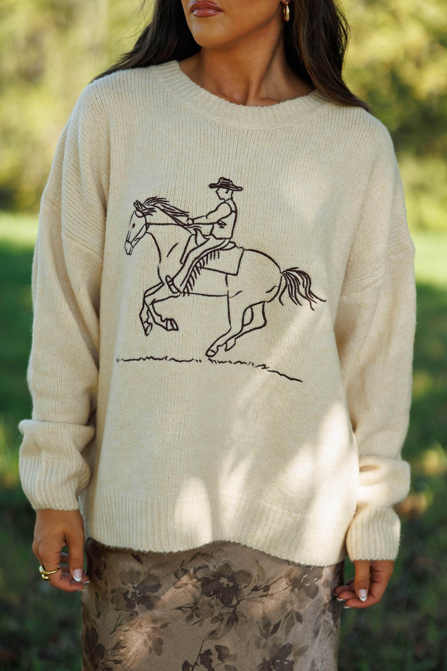 Western Sketch Sweater