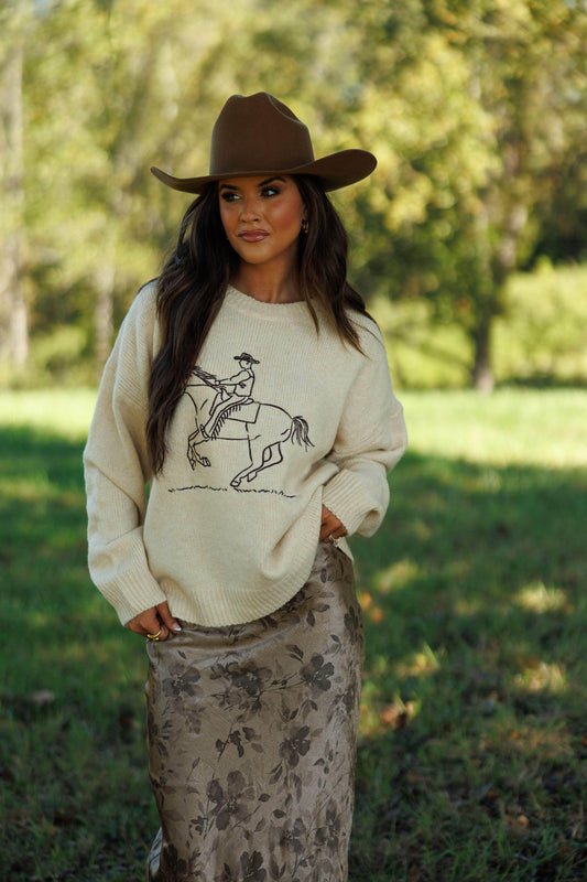 Western Sketch Sweater
