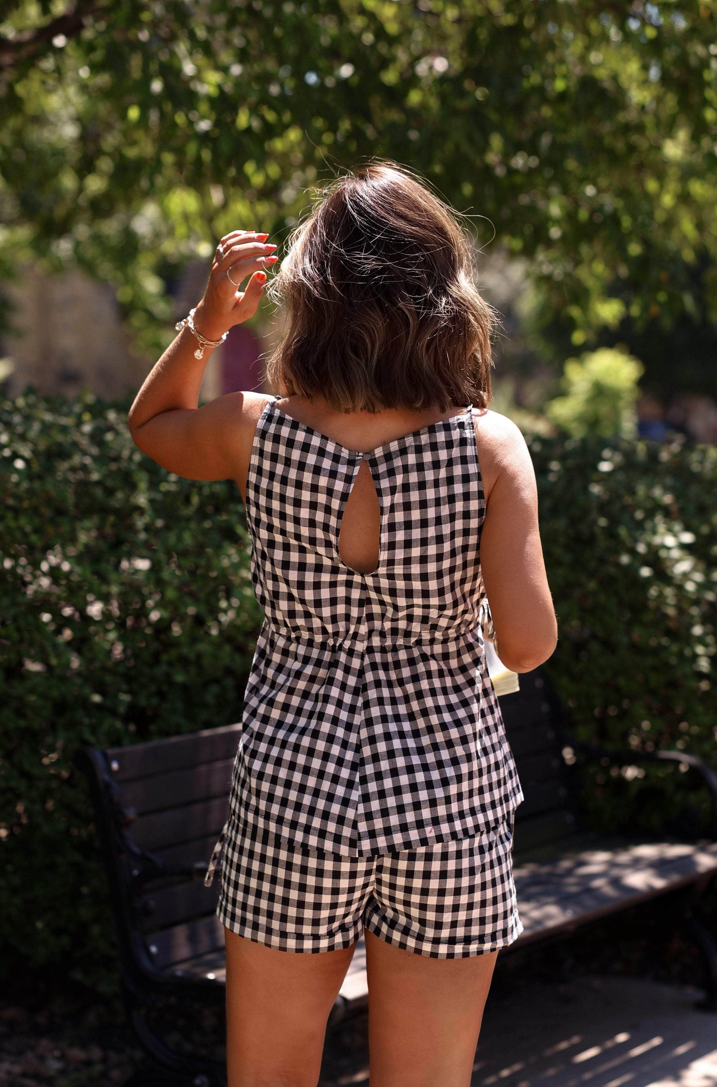 Café Gingham Shorts