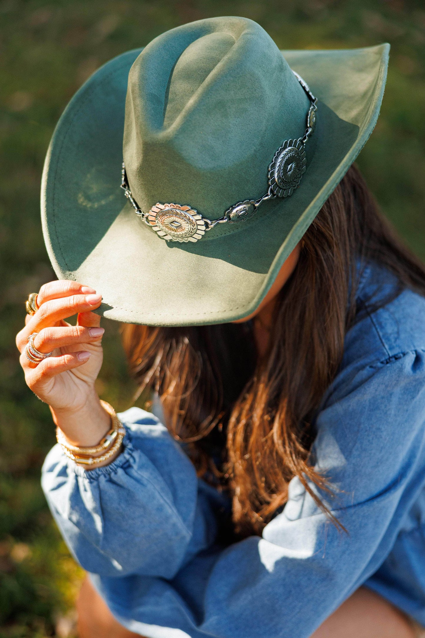 Concho Chain Hat