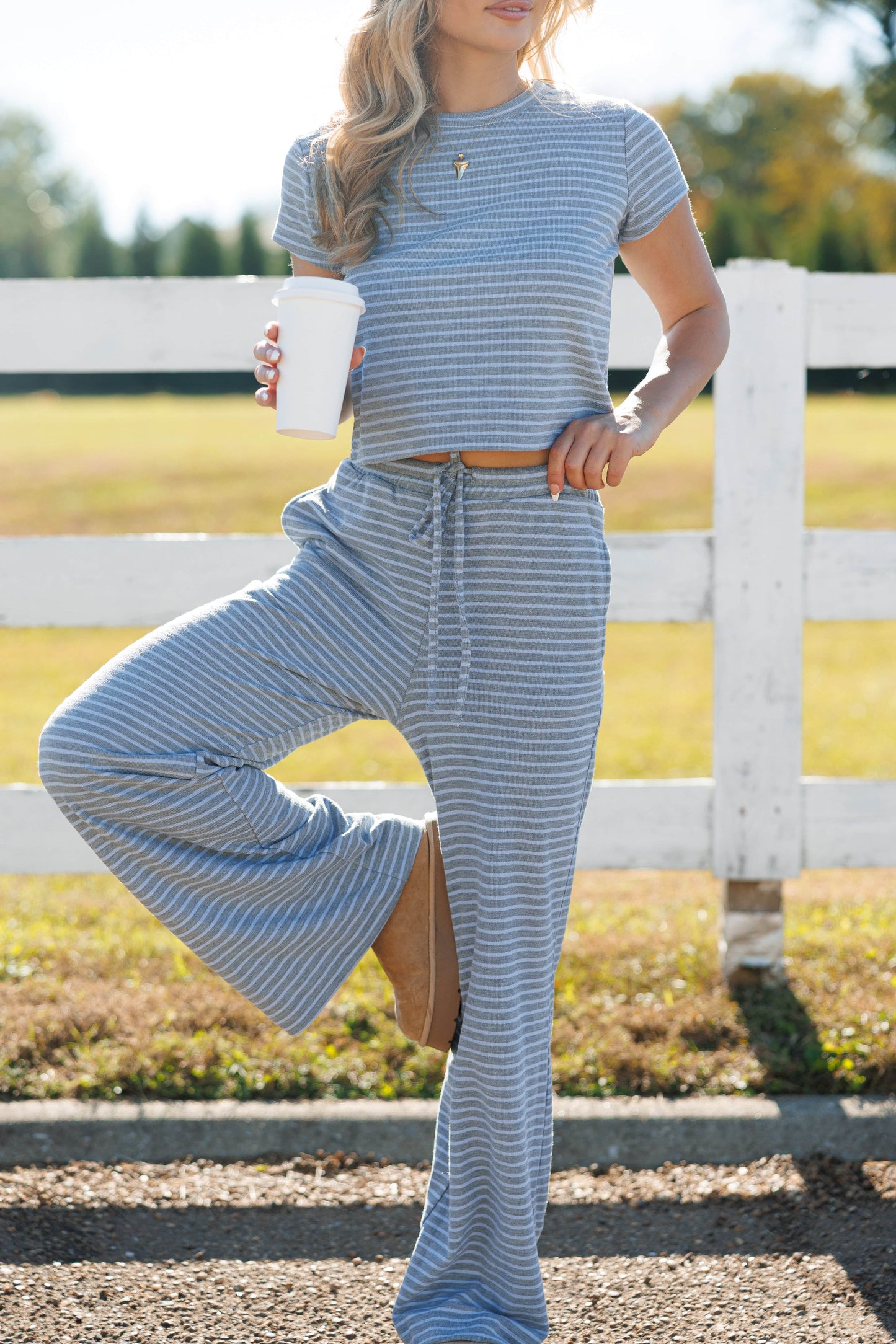 Couch Nap Striped Pants