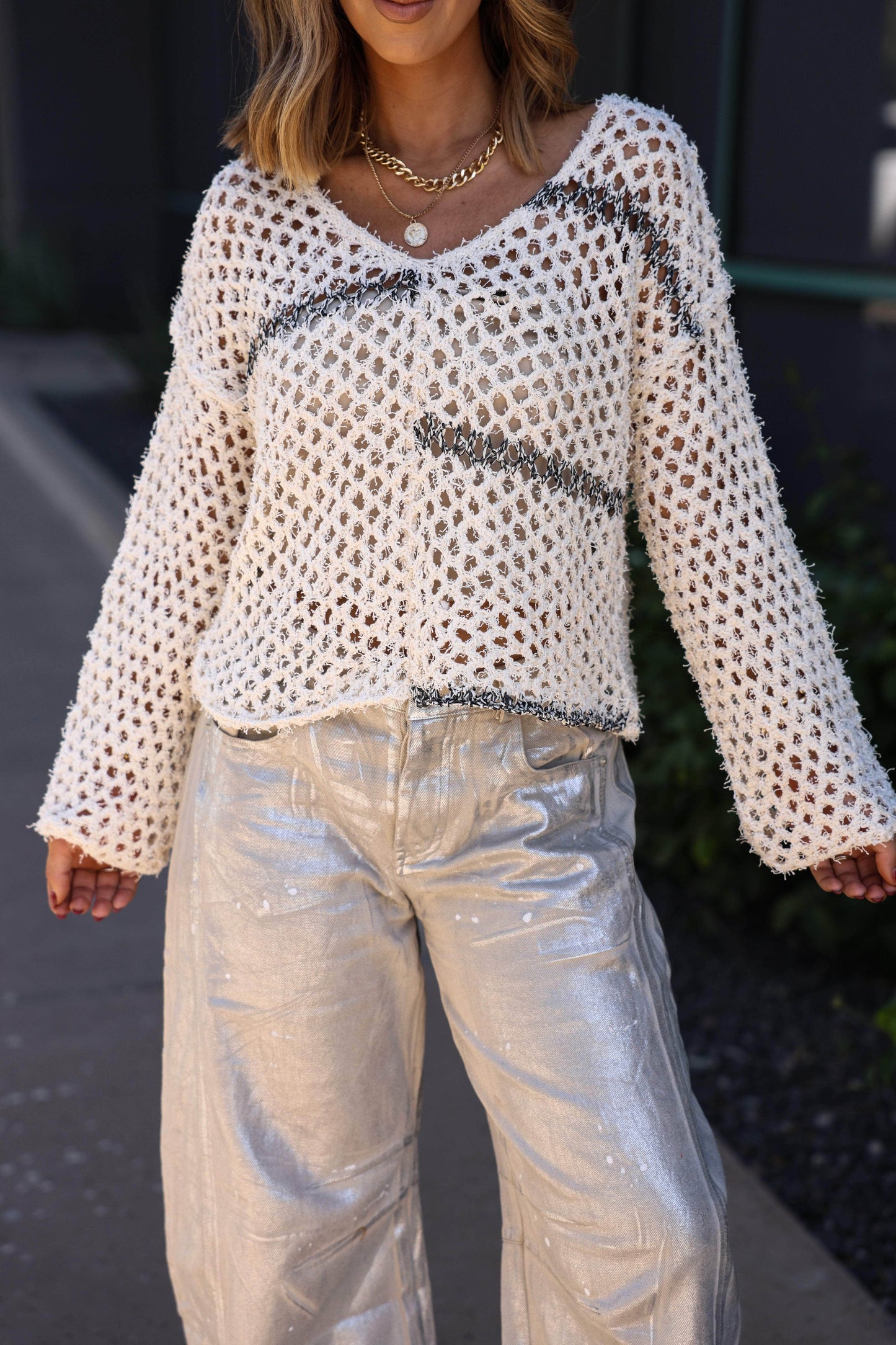 Crisp Fall Knit Sweater