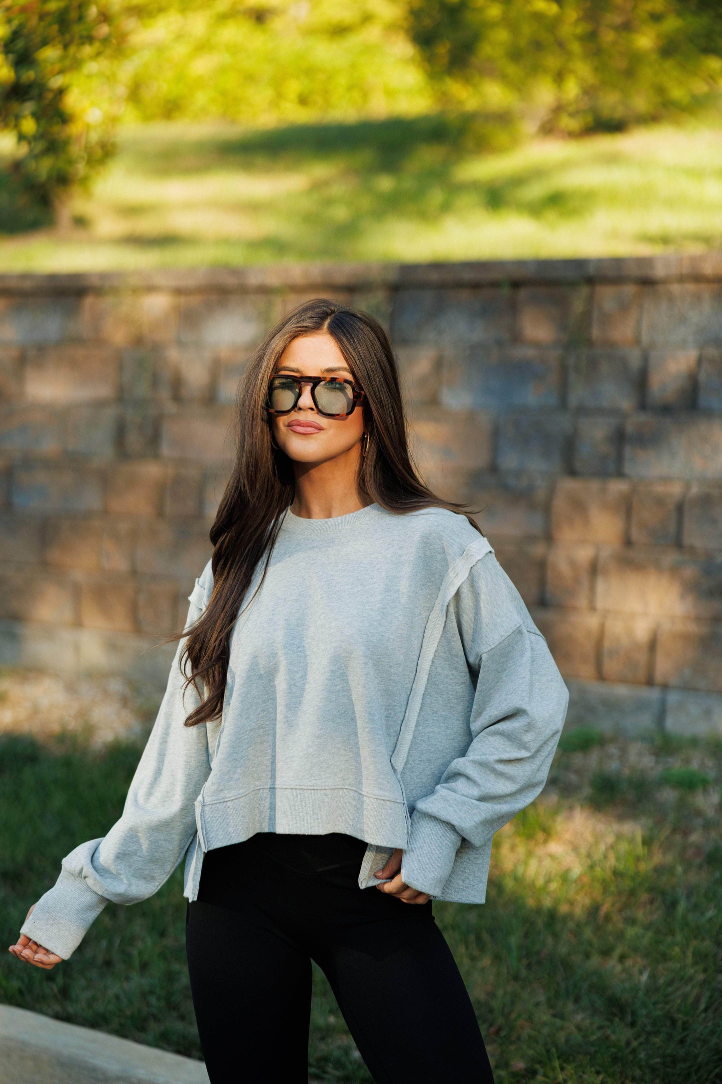 Early Riser Cropped Sweatshirt