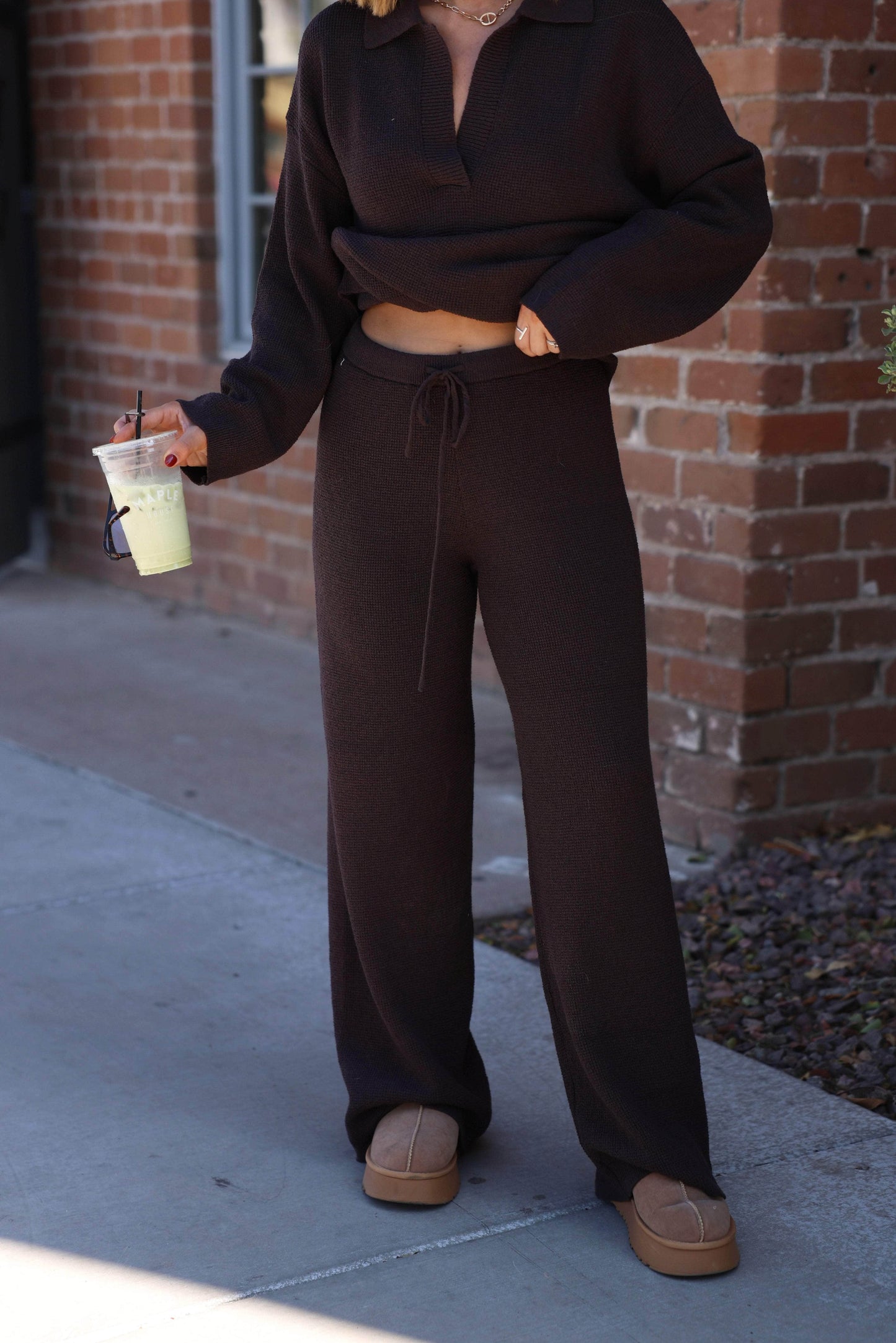 Espresso Reset Sweater Pants