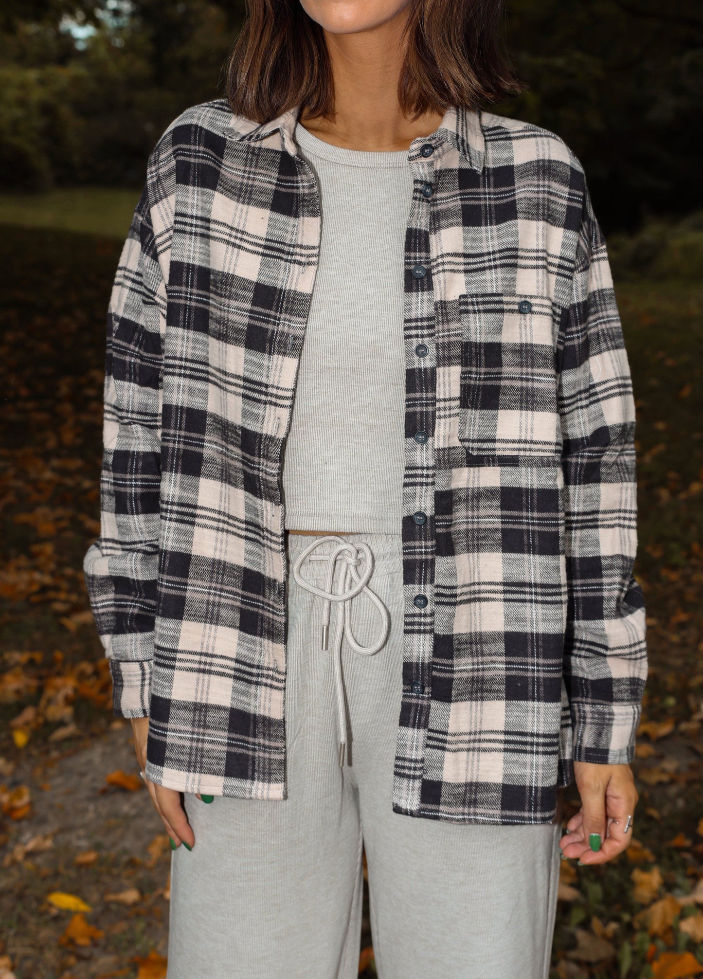 Fallen Leaves Flannel