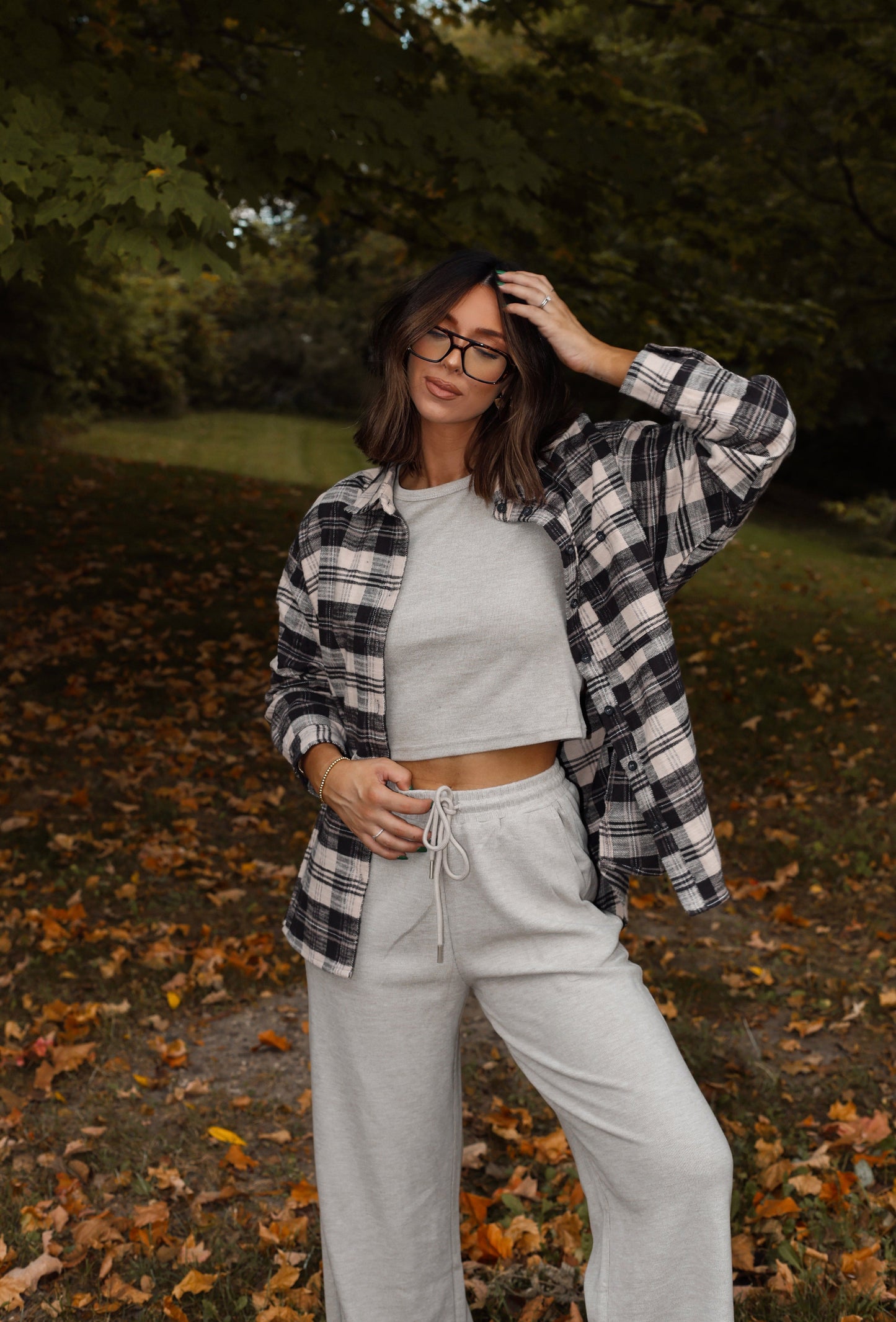 Fallen Leaves Flannel