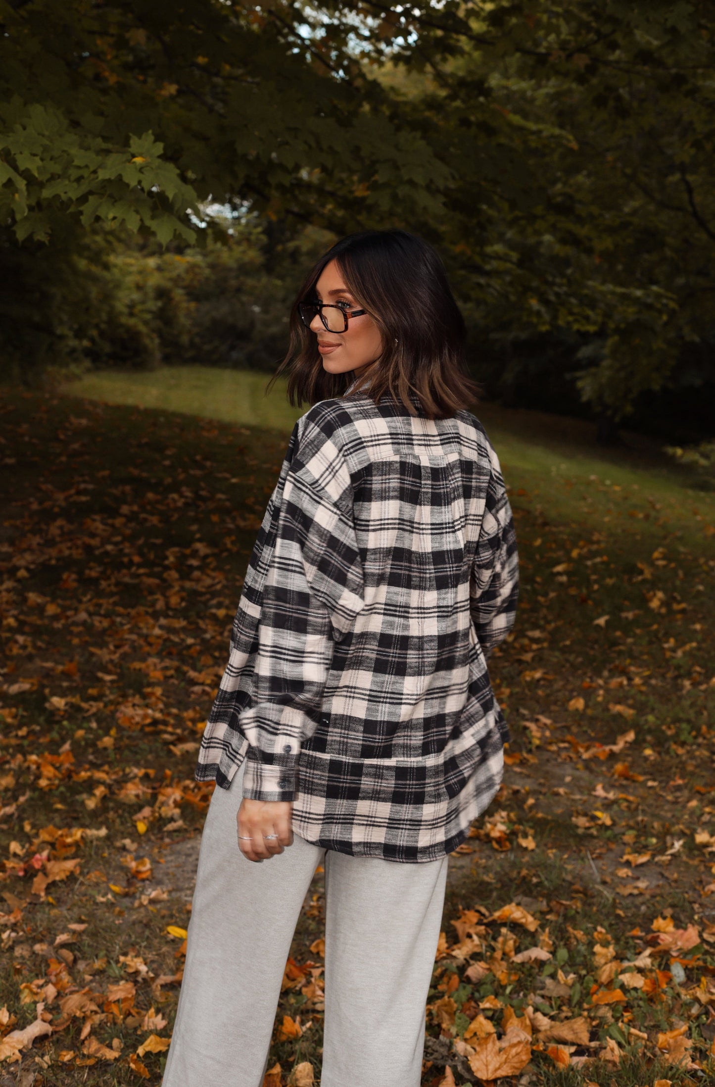 Fallen Leaves Flannel