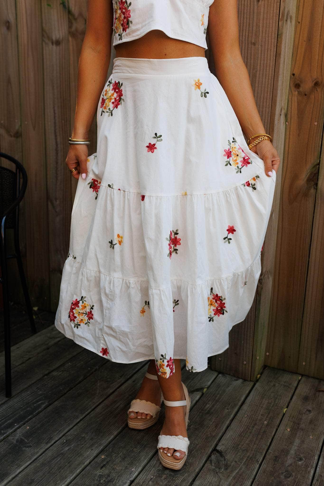 Flower Market Skirt