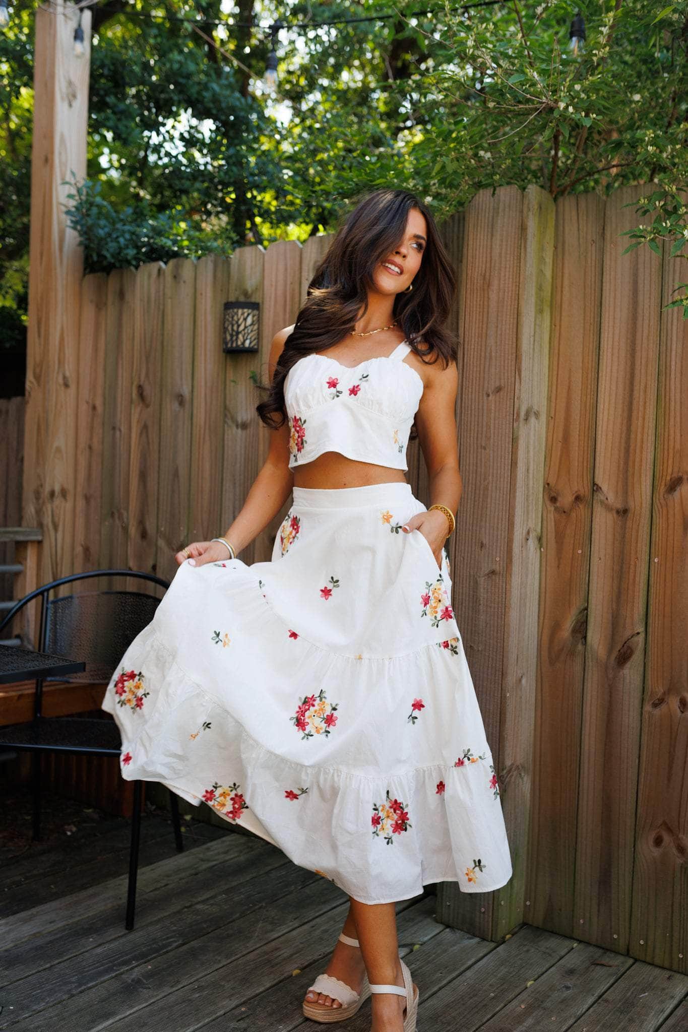 Flower Market Skirt