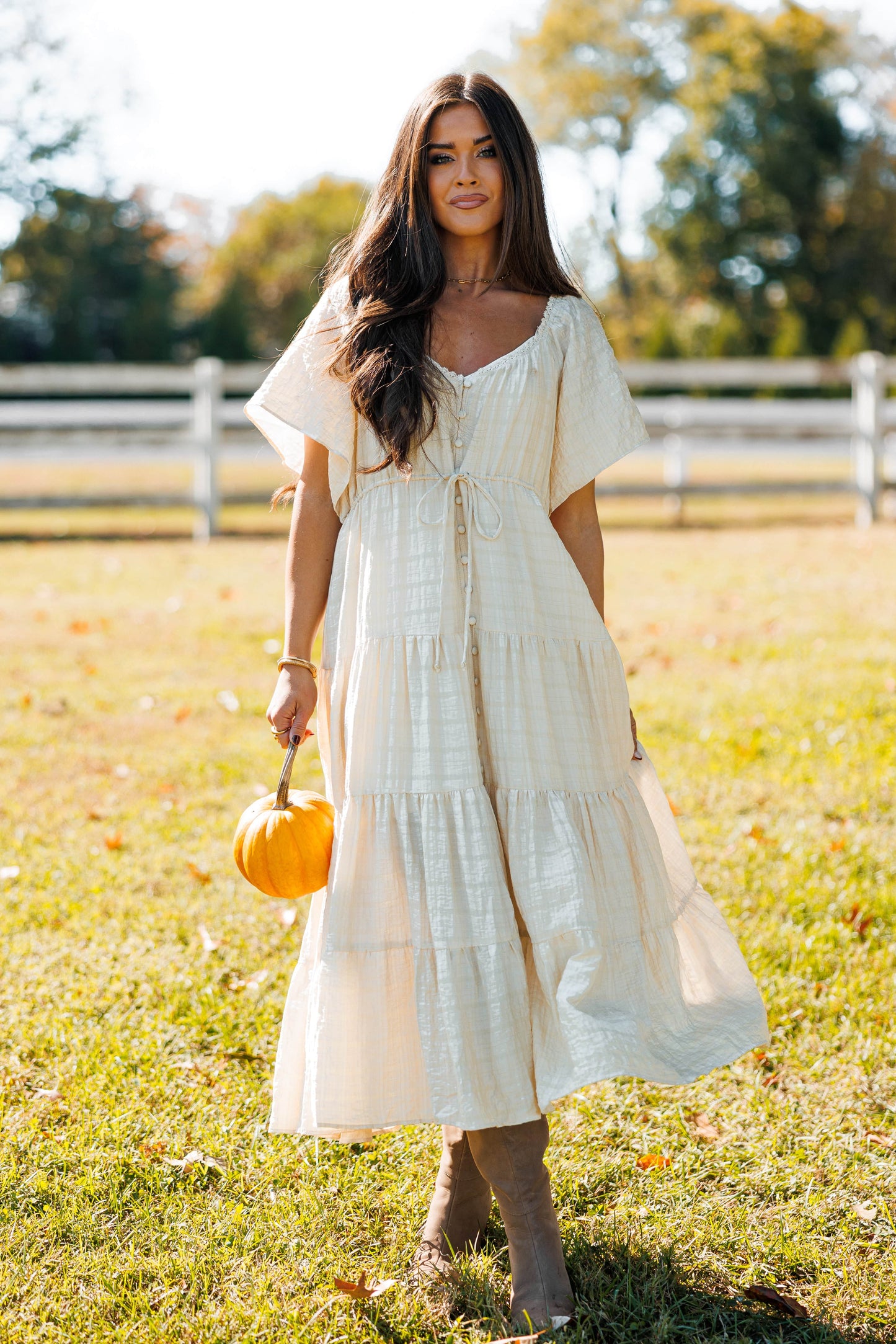 Gathering Grace Maxi Dress
