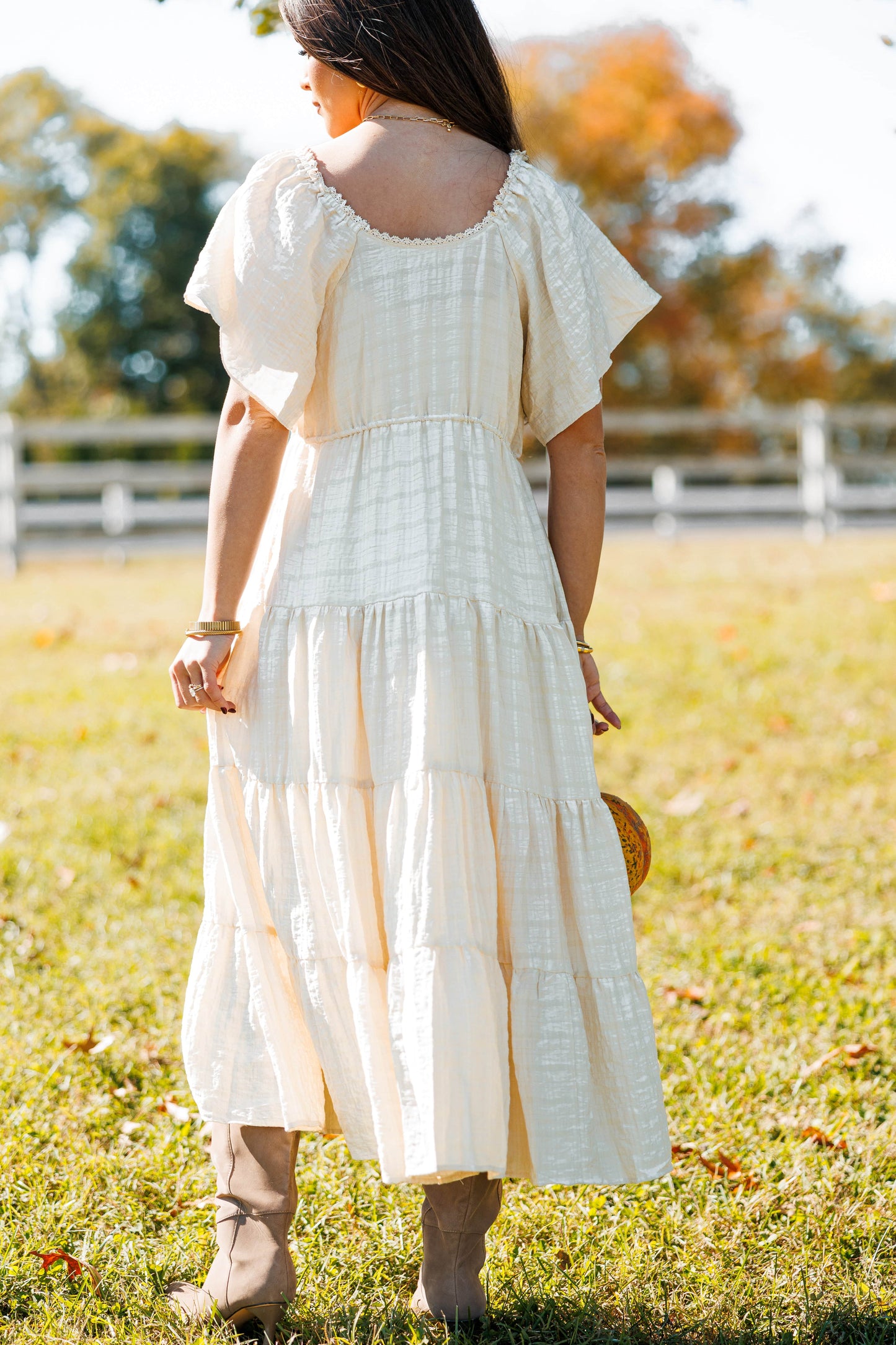 Gathering Grace Maxi Dress