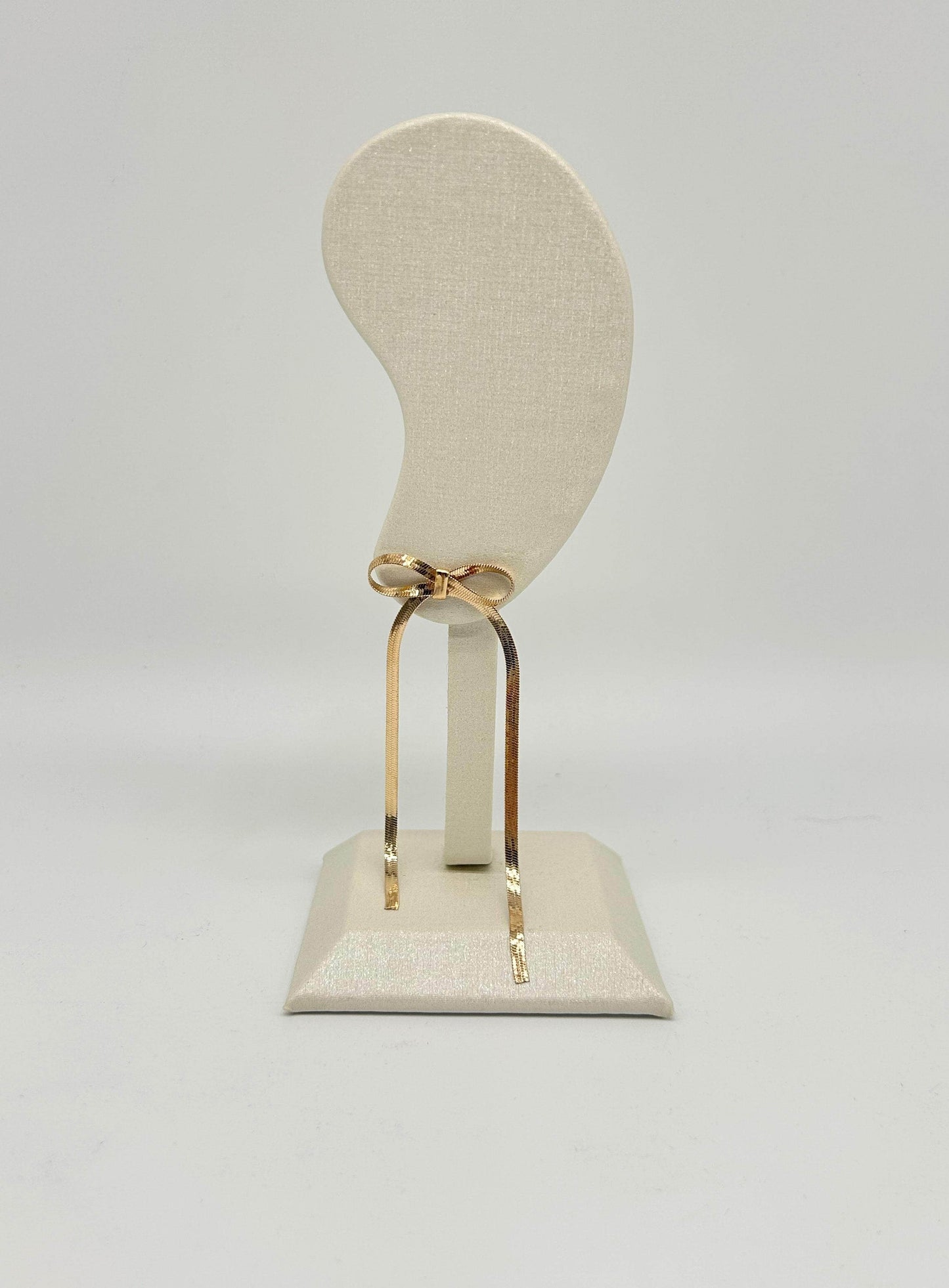 Gold Ribbon Earrings