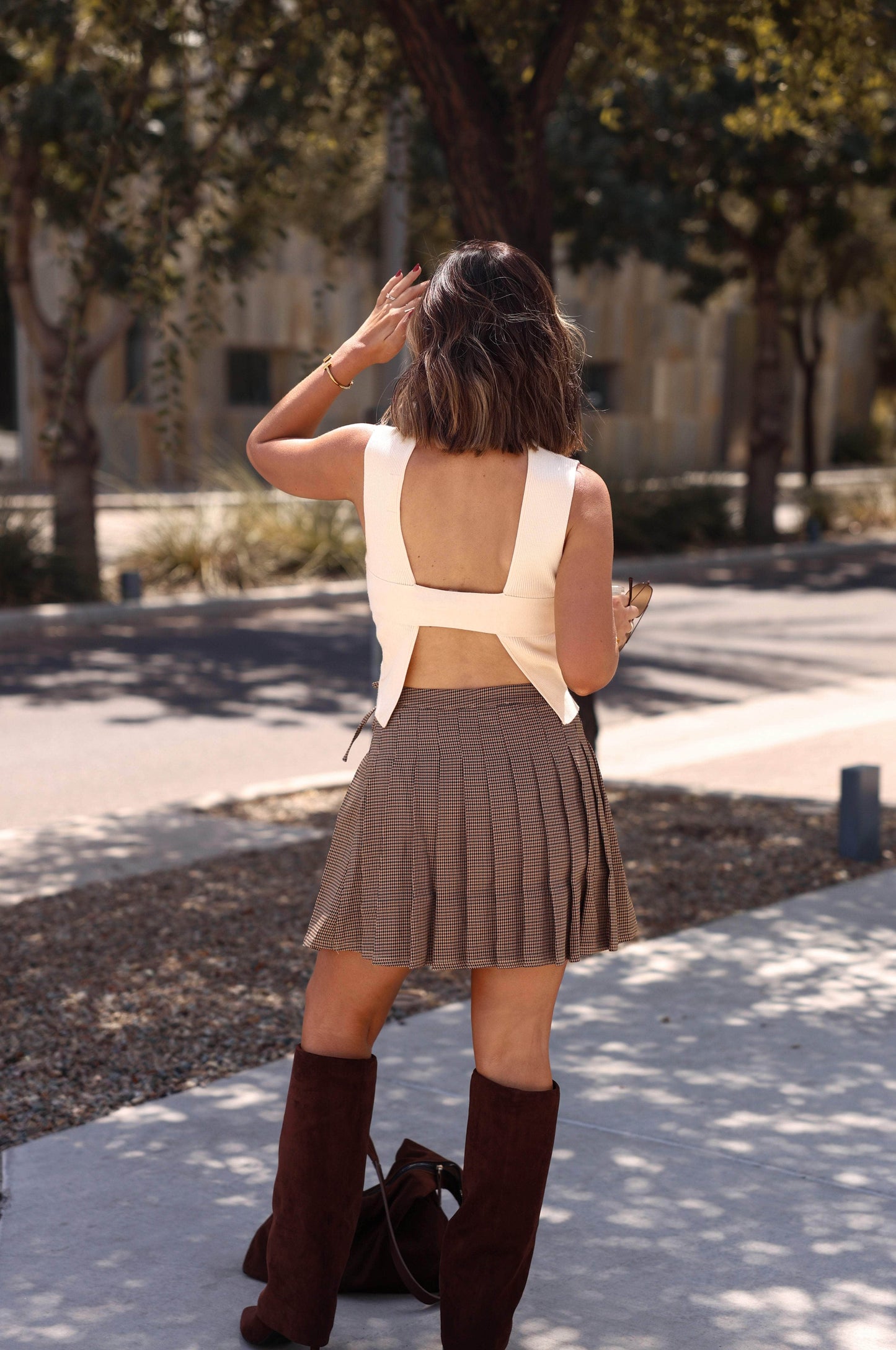 Autumn Prep Pleated Skirt