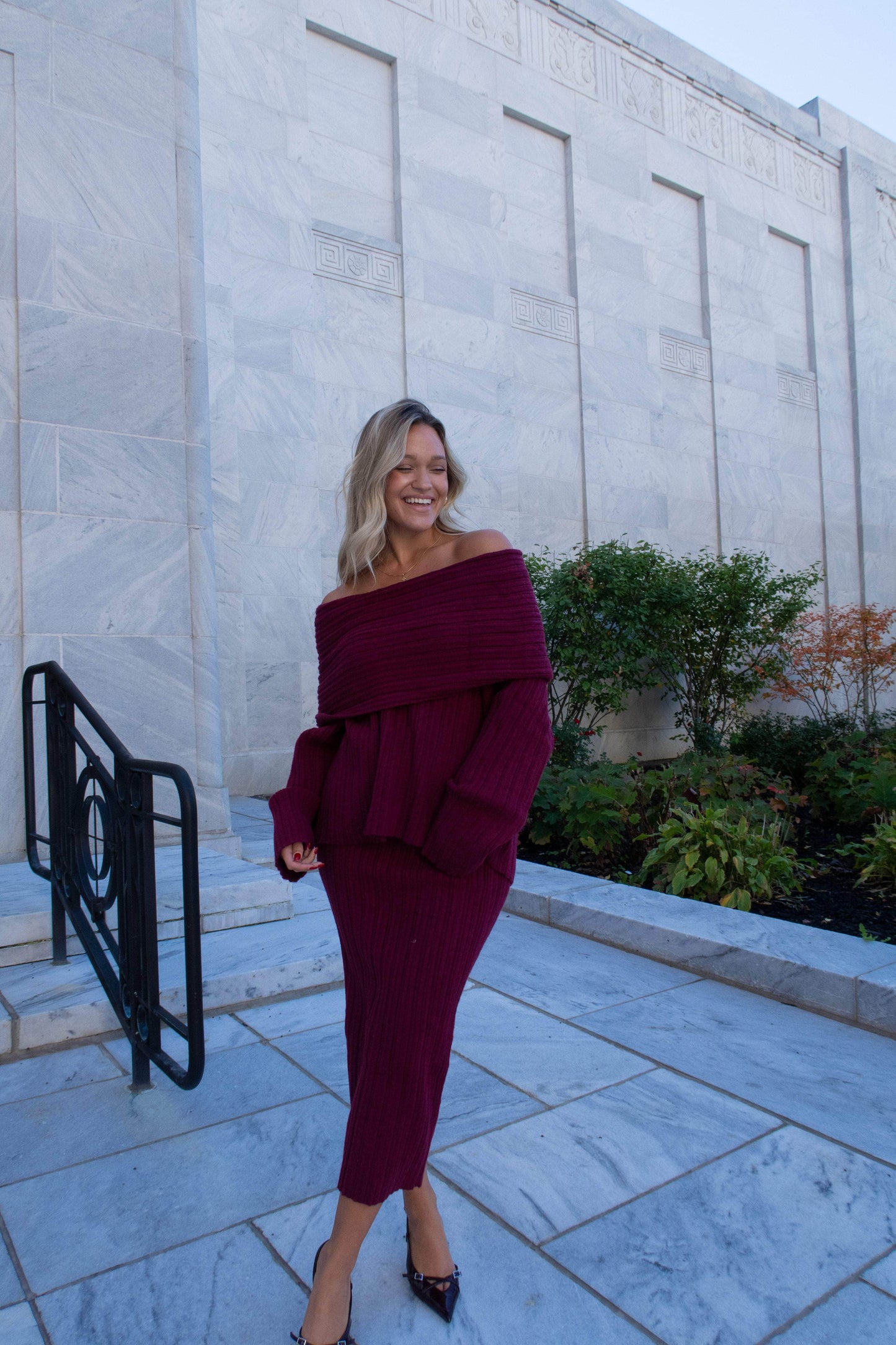 Harvest Wine Sweater Skirt