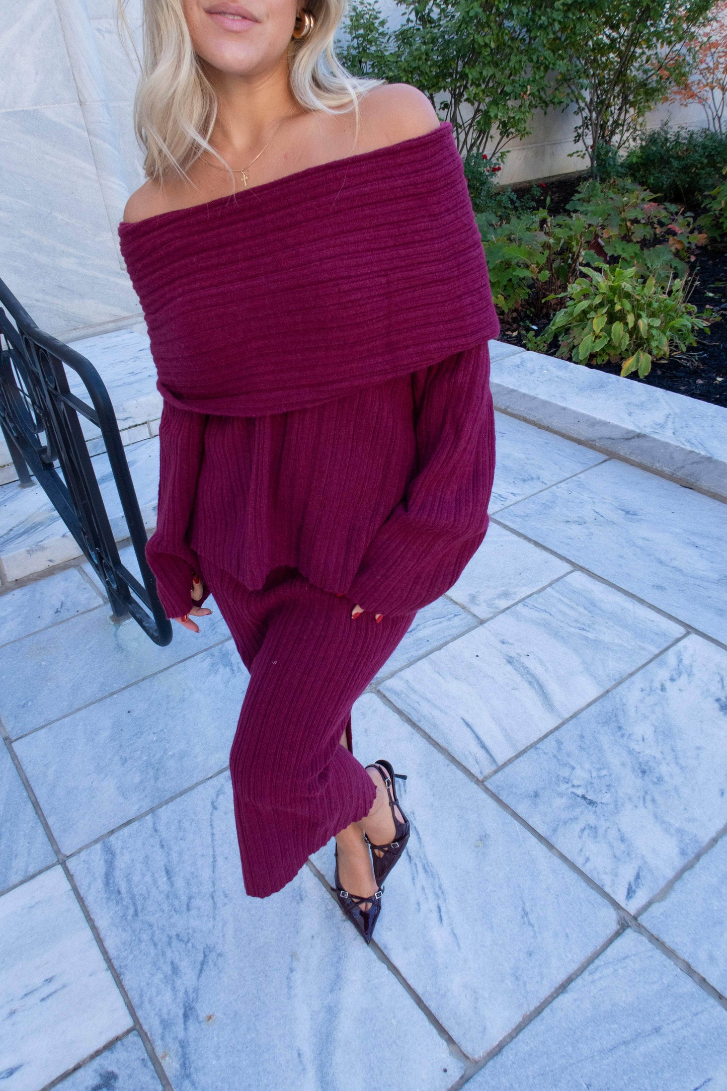 Harvest Wine Sweater Skirt