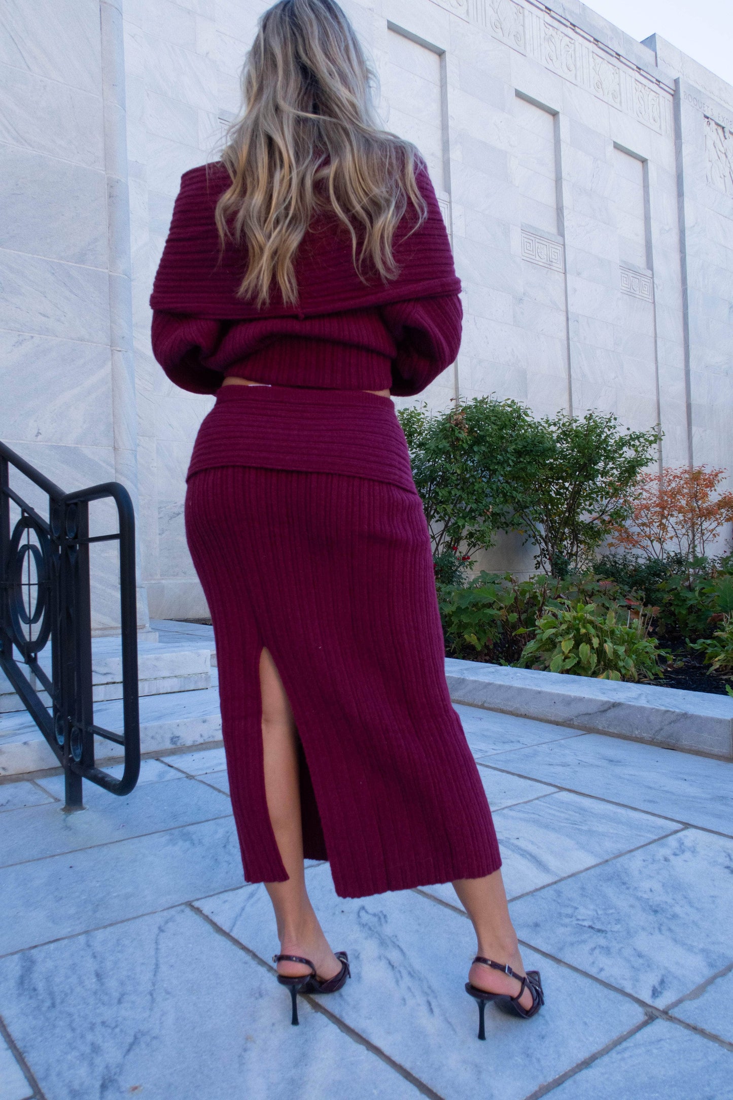 Harvest Wine Sweater Skirt