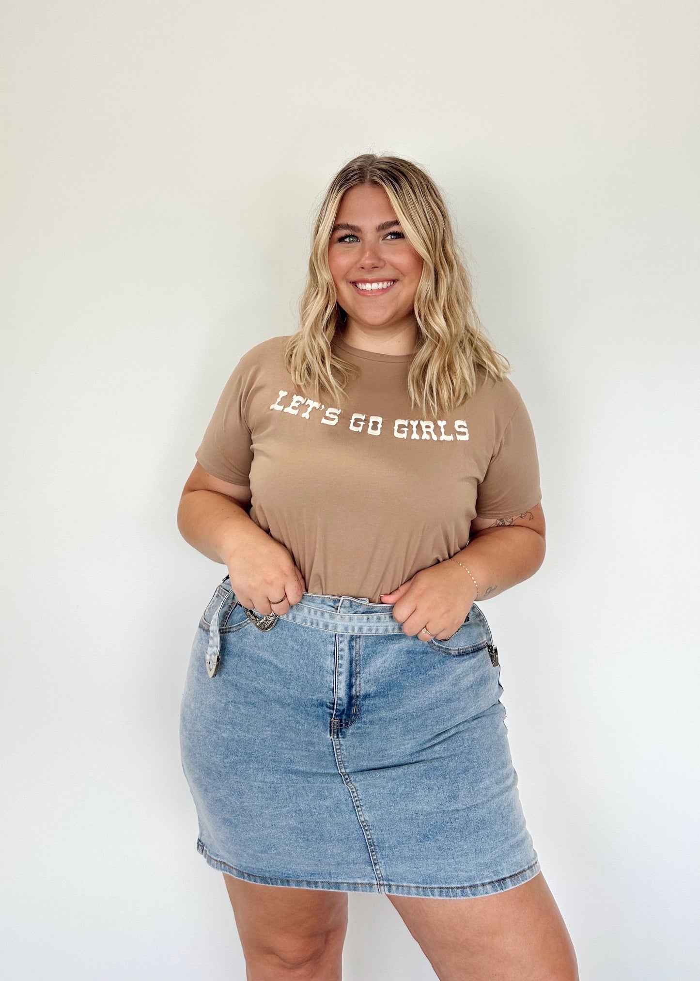 Honky Tonk Denim Skirt