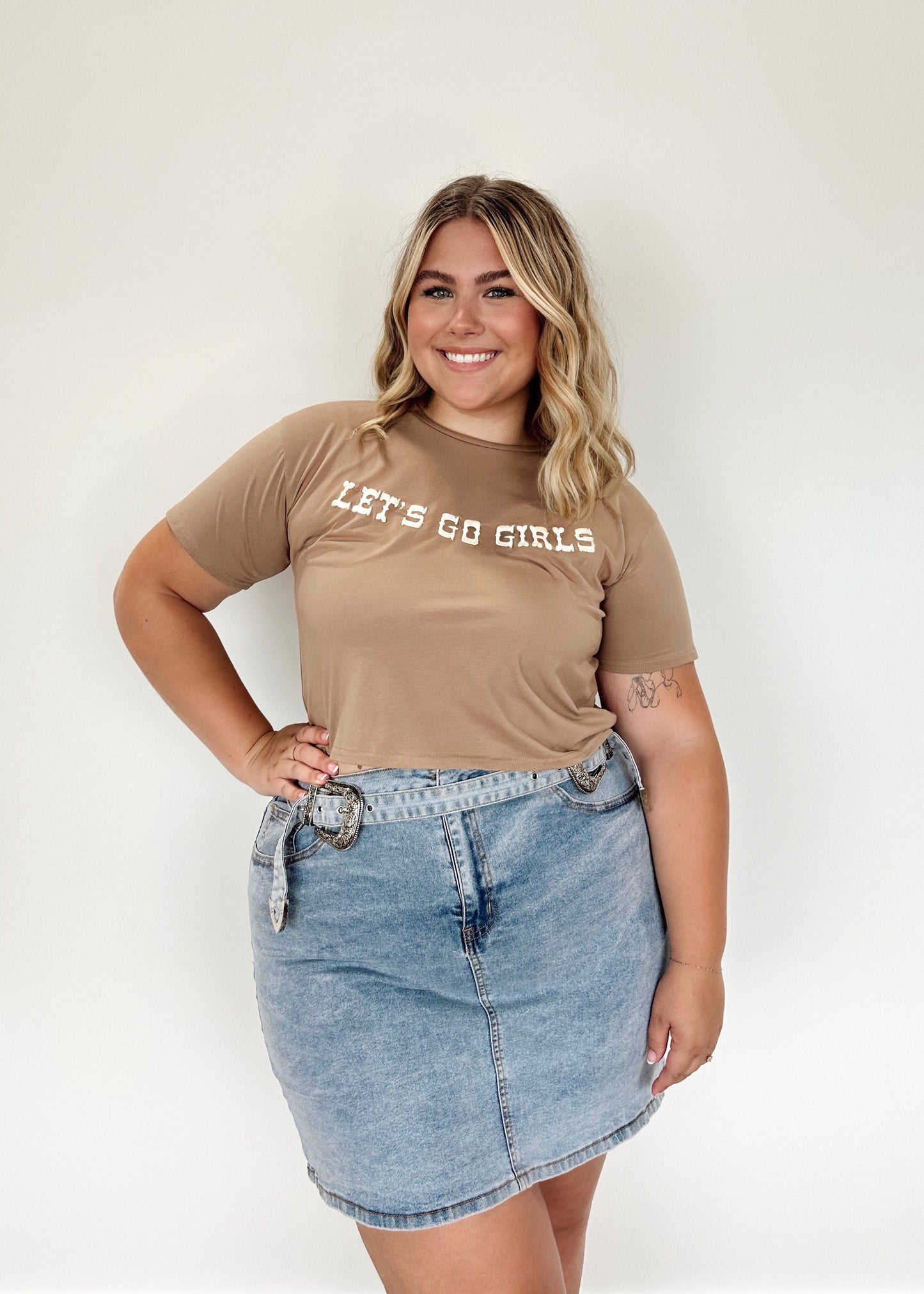 Honky Tonk Denim Skirt