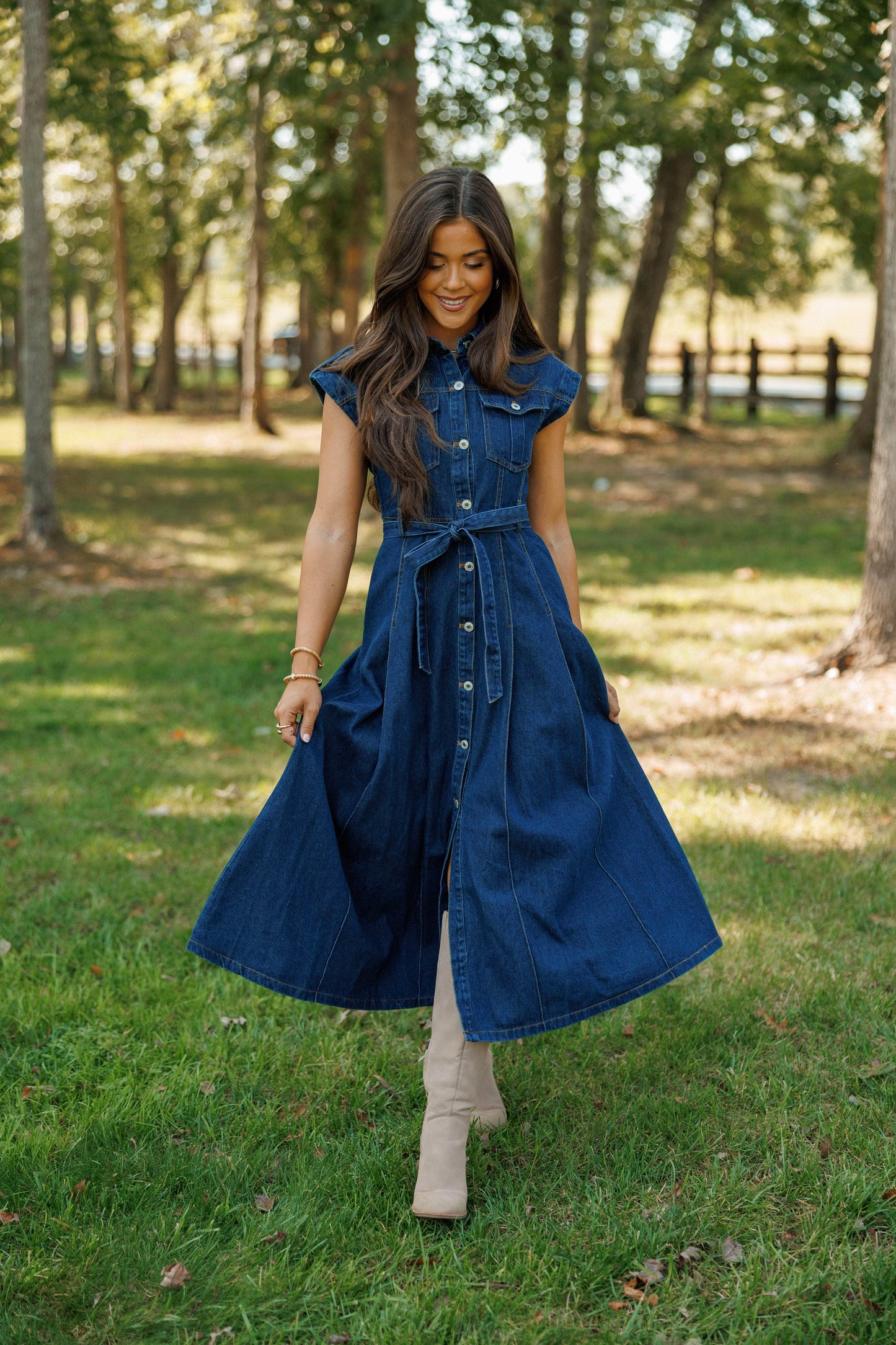 Pre-Order! Denim Days Ahead Dress
