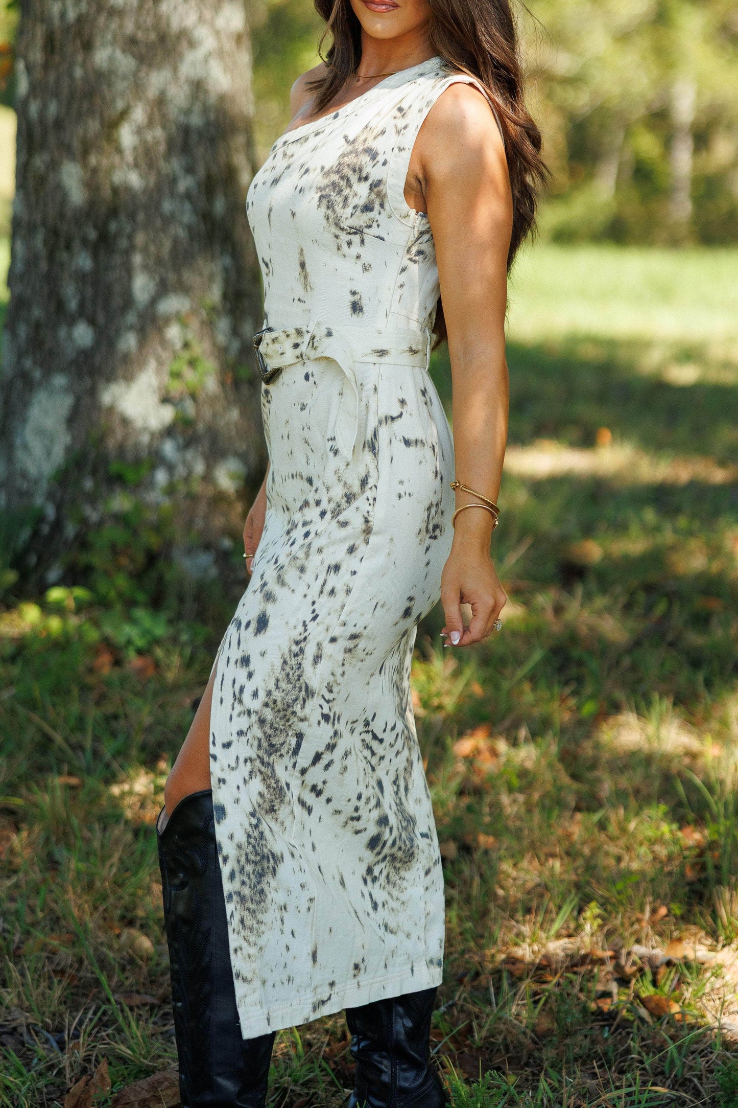 Cowgirl Canvas Buckle Dress