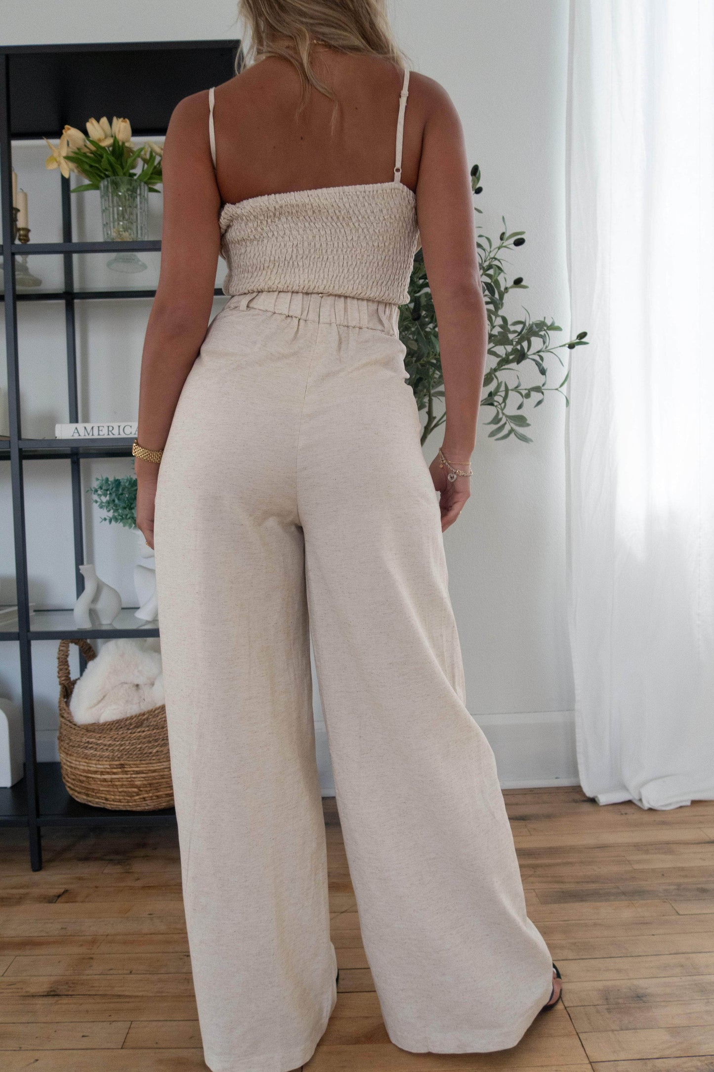 Linen Bloom Trousers
