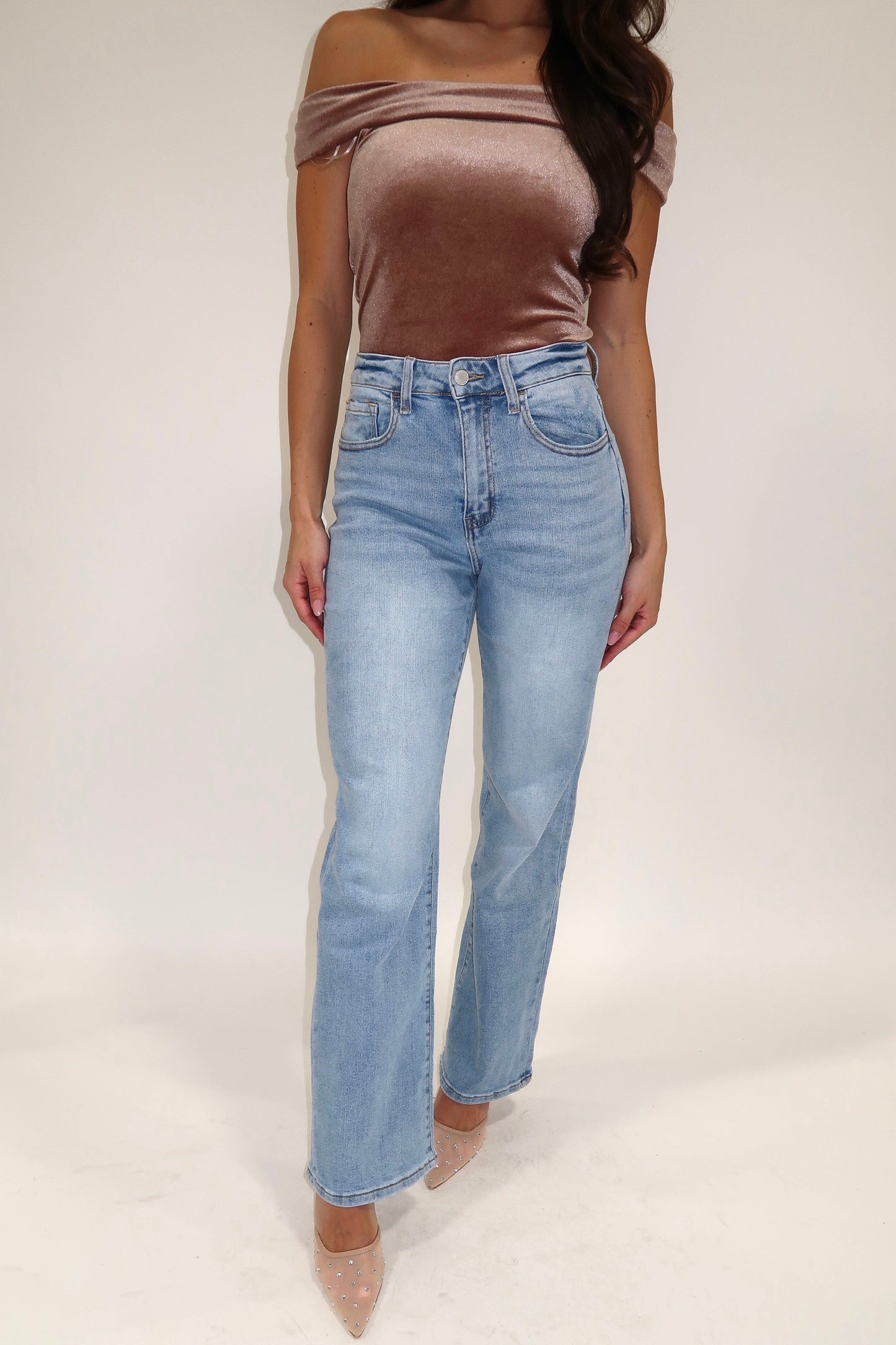 Jules High Rise Vintage Flare Denim