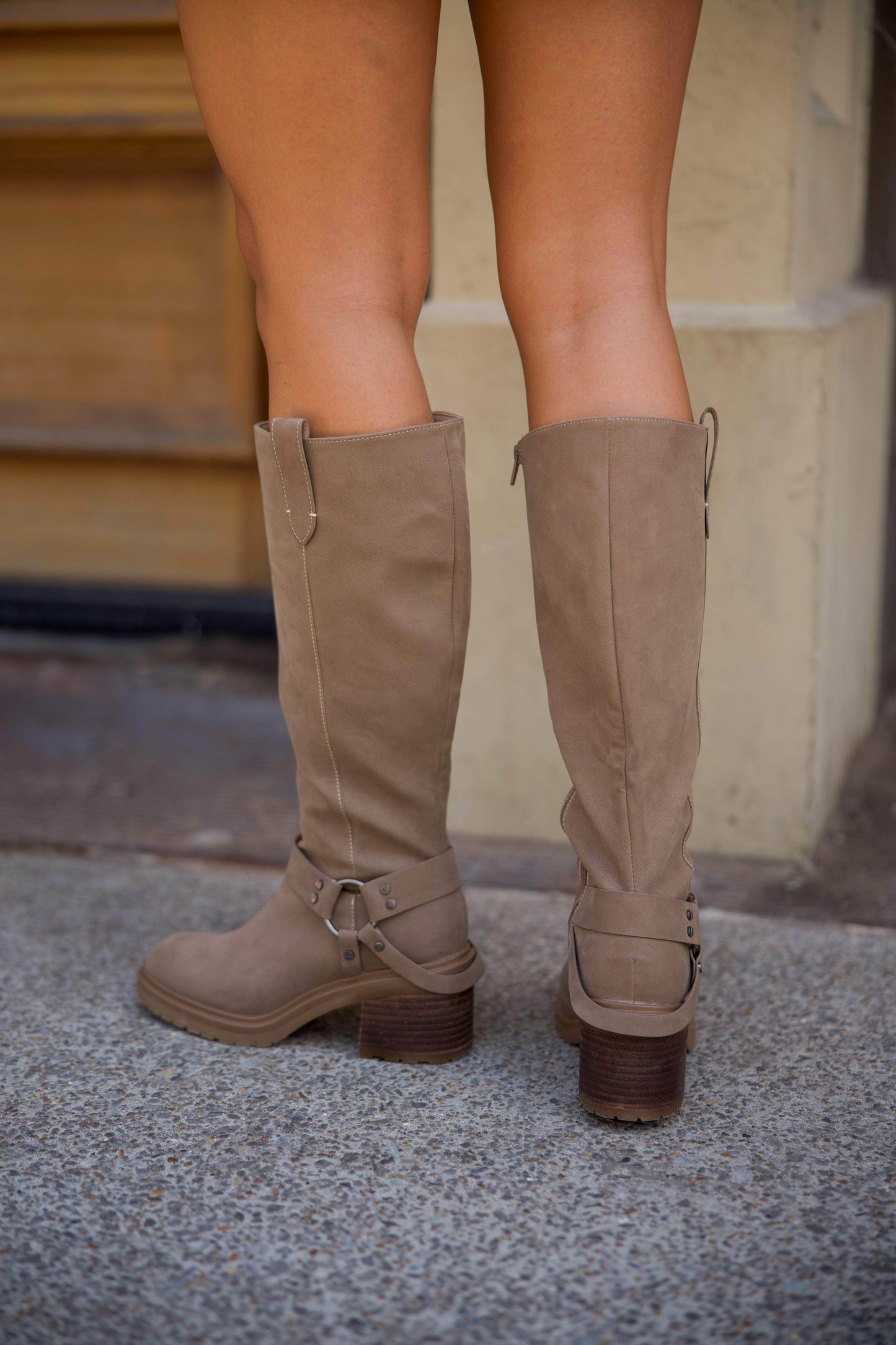 Leanne Moto Knee High Boot