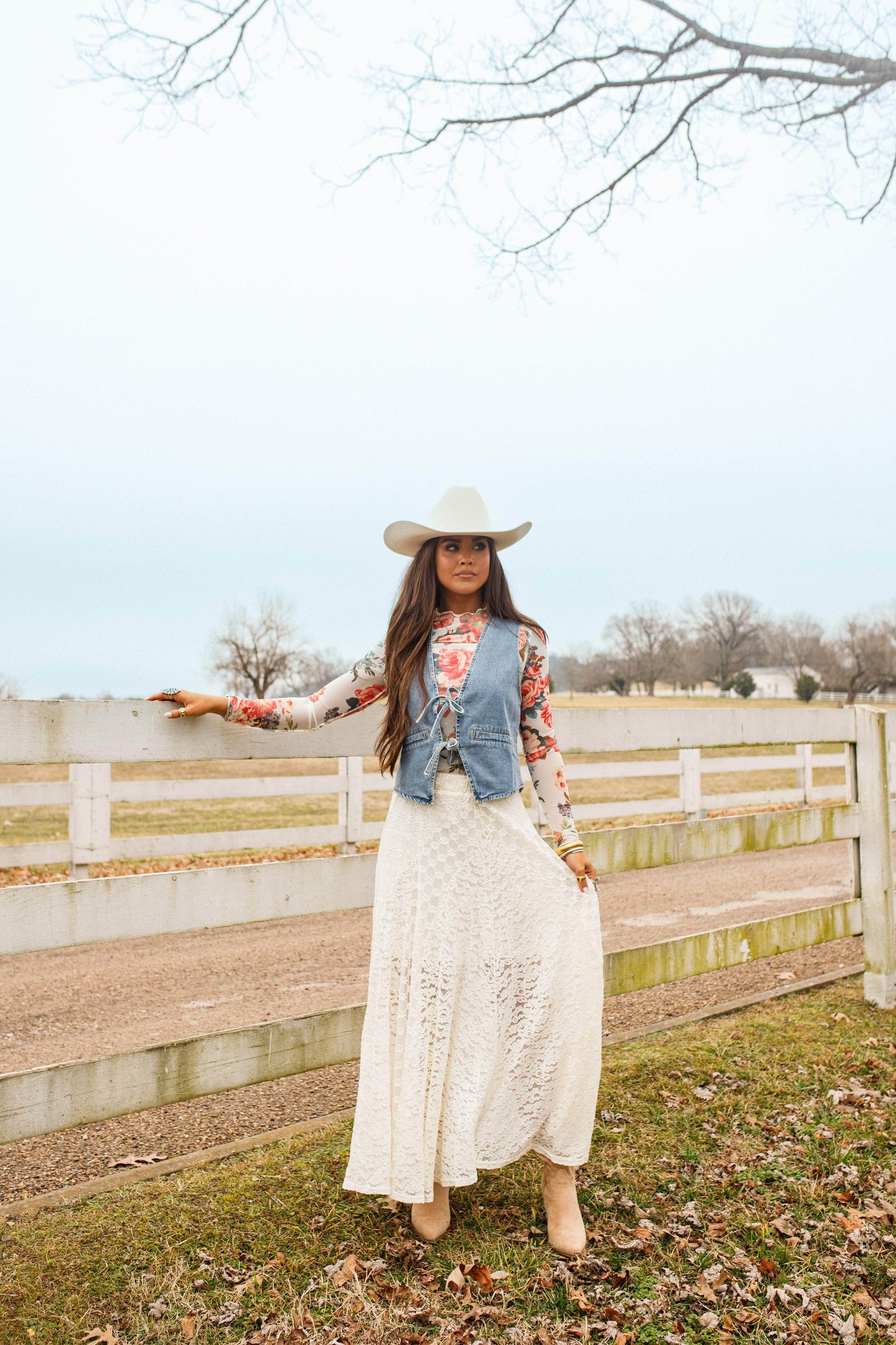 Lovely Lace Maxi Skirt