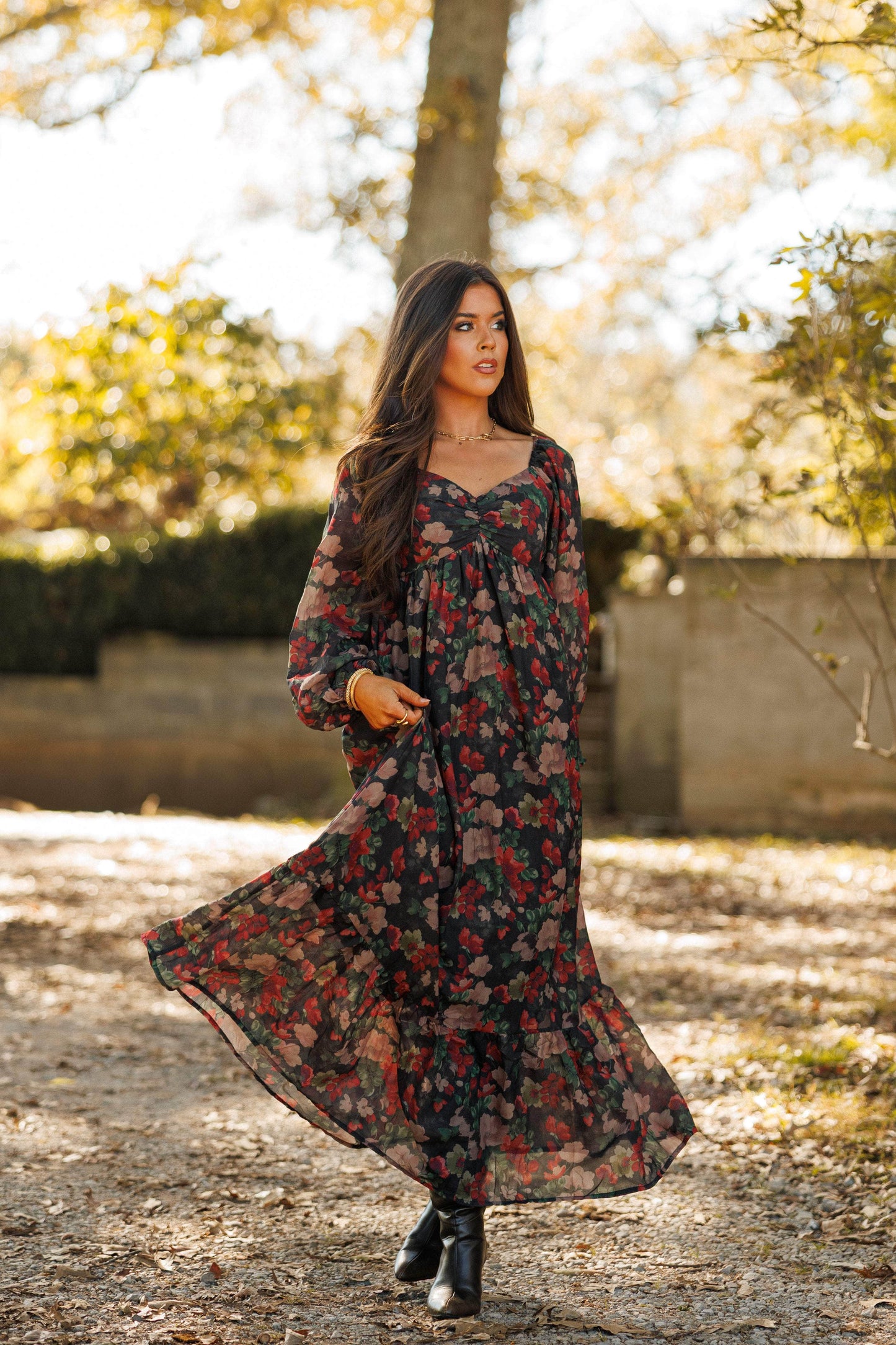 Maple Kiss Maxi Dress