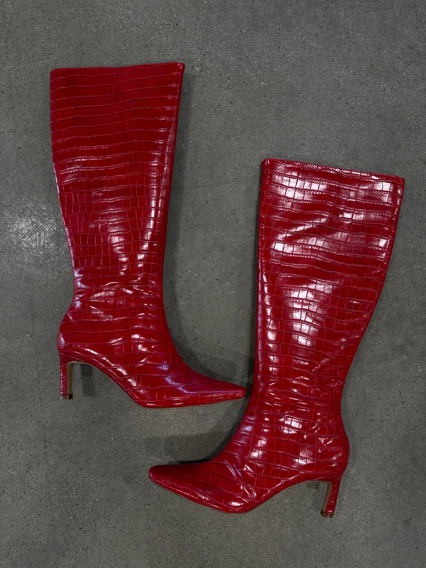 Matisse Red Croc Boot***