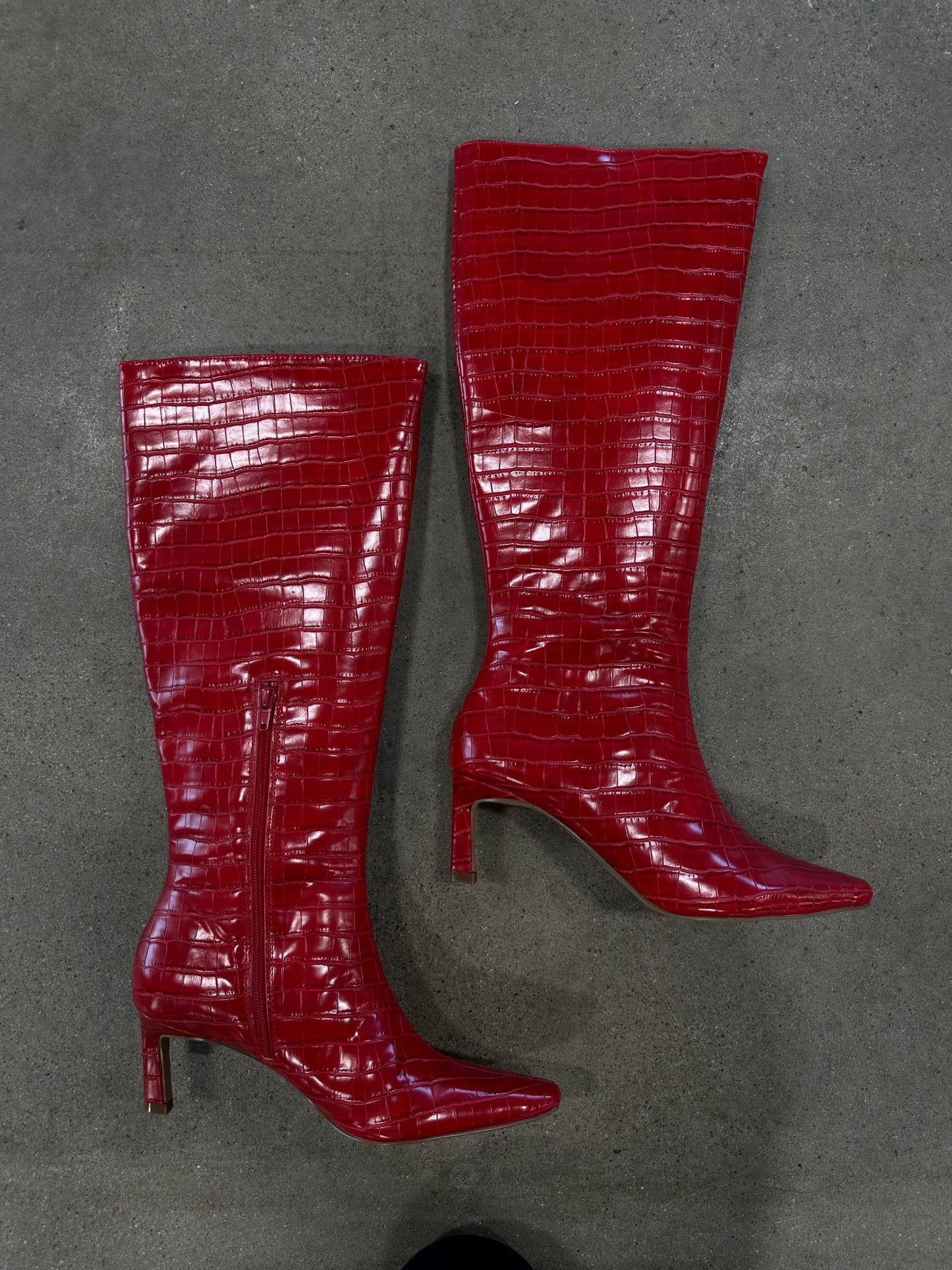Matisse Red Croc Boot***